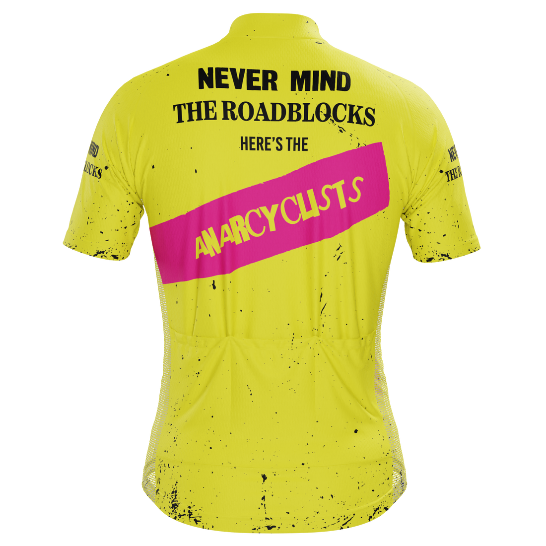 Men's Never Mind The Roadblocks Short Sleeve Cycling Jersey