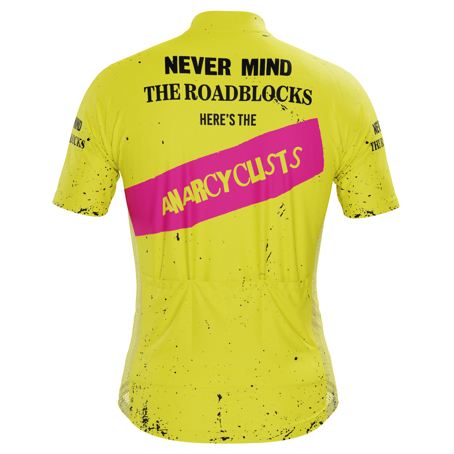 Men's Never Mind The Roadblocks Short Sleeve Cycling Jersey