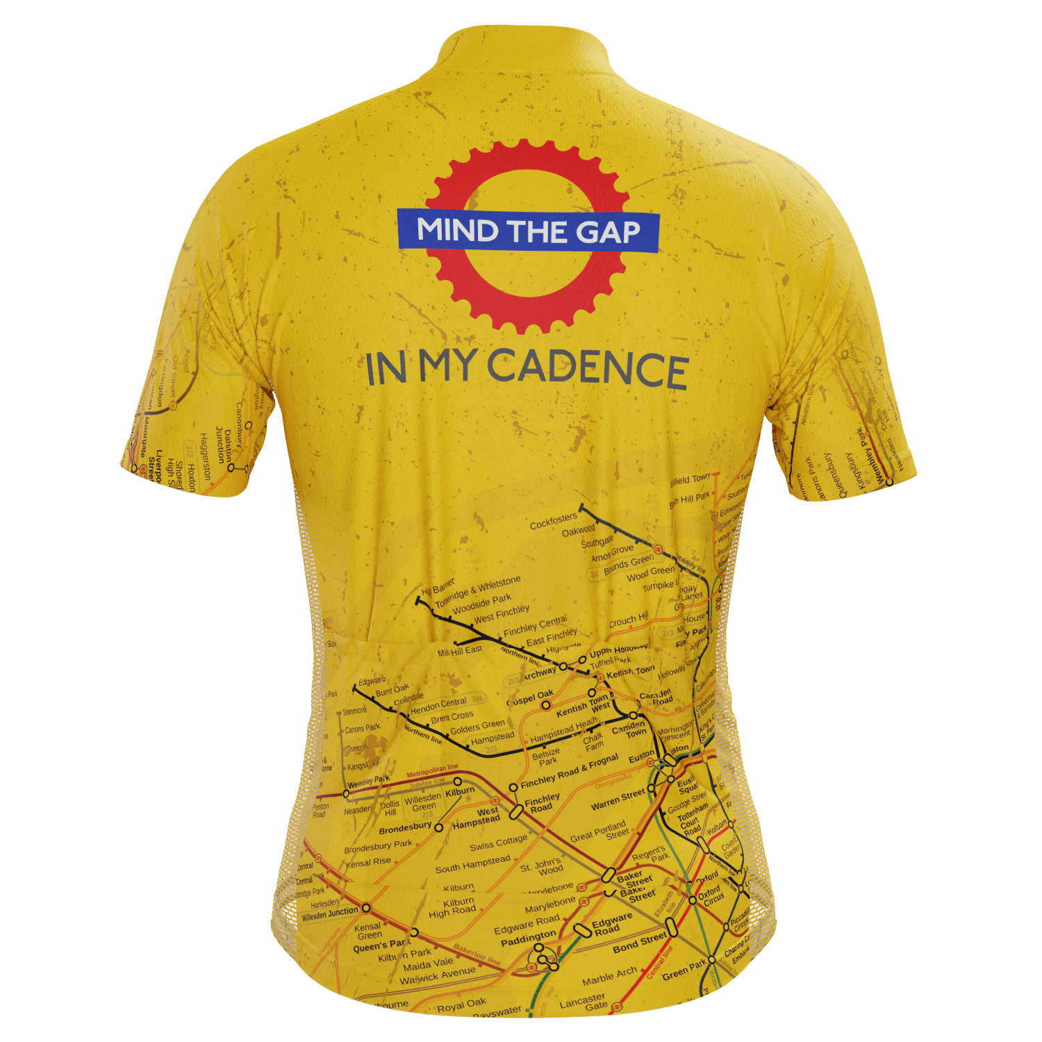 Men's Mind the Gap in My Cadence Short Sleeve Cycling Jersey