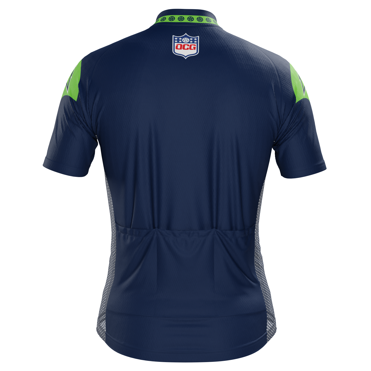 Men's Seattle Football Short Sleeve Cycling Jersey