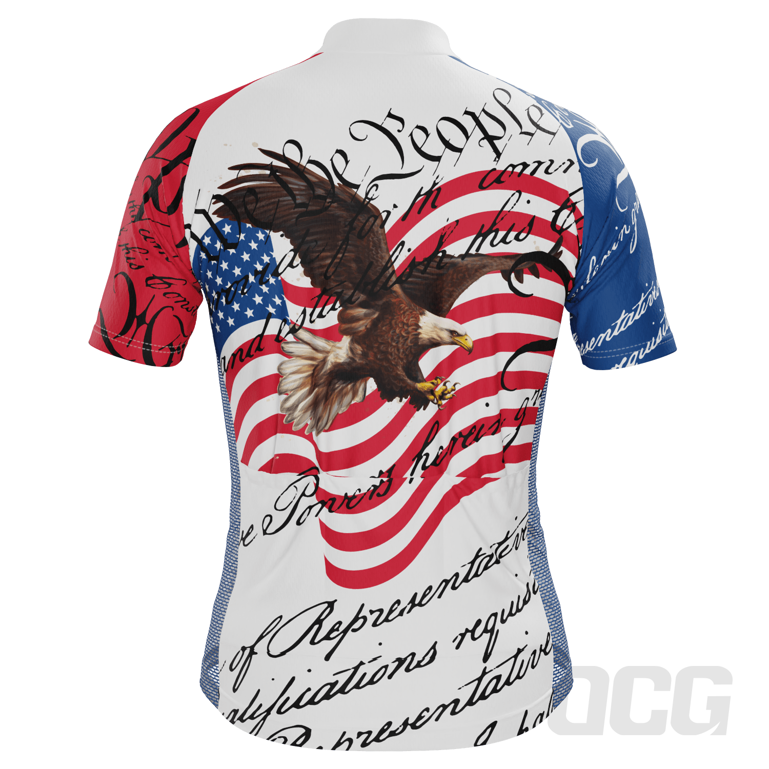 Men's United States Constitution Short Sleeve Cycling Jersey