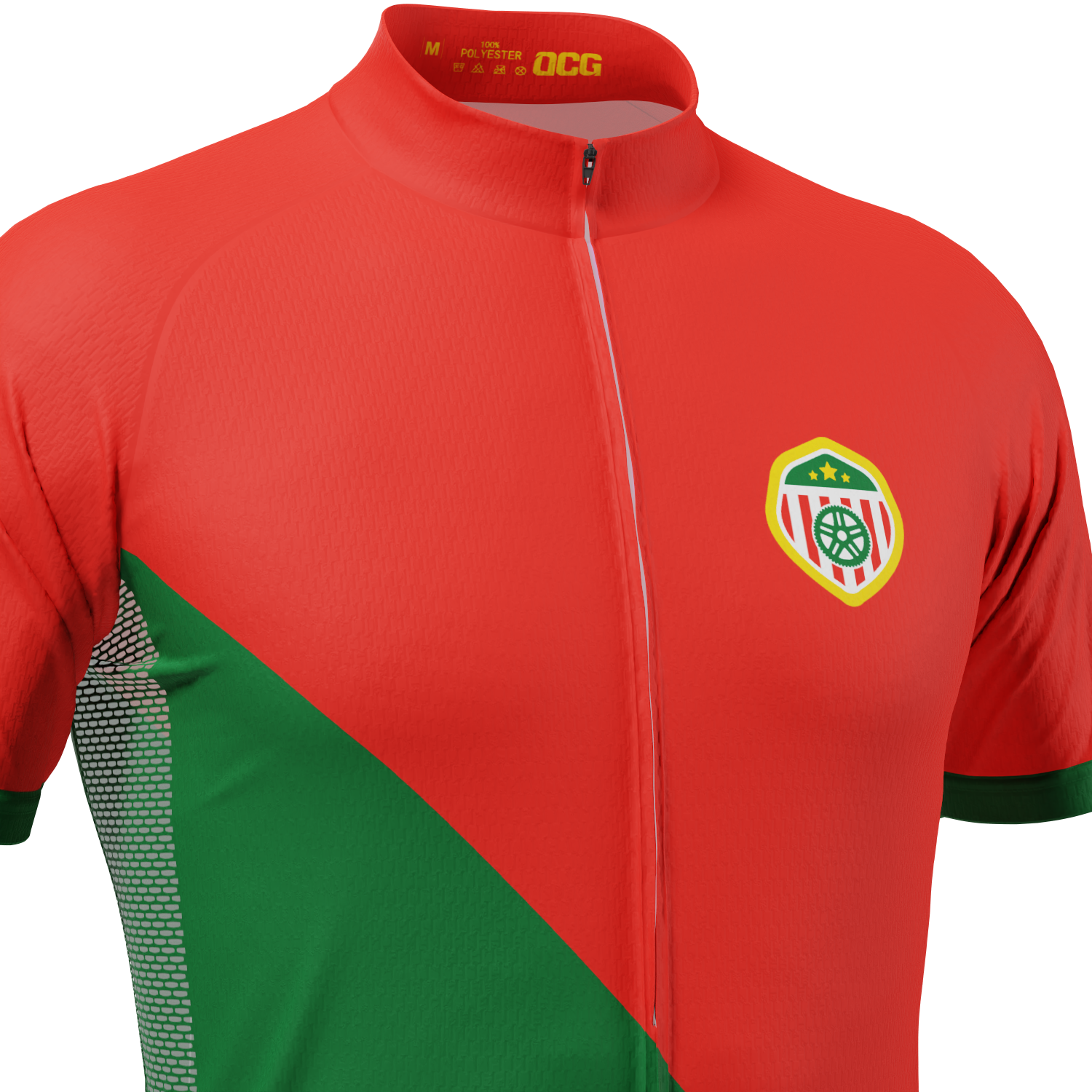 Men's Portugal Soccer Short Sleeve Cycling Jersey