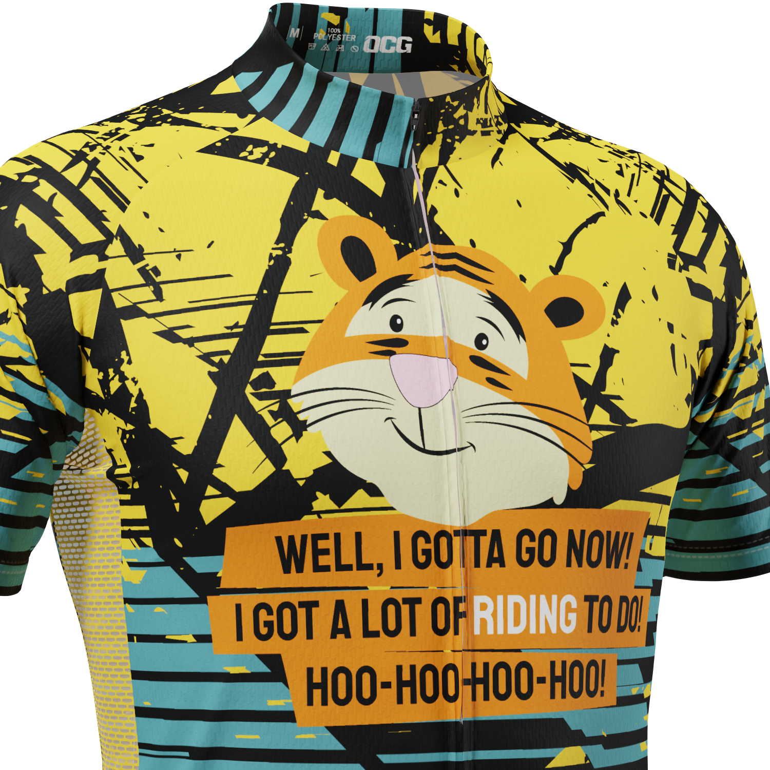 Men's Tigger Ridding Short Sleeve Cycling Jersey