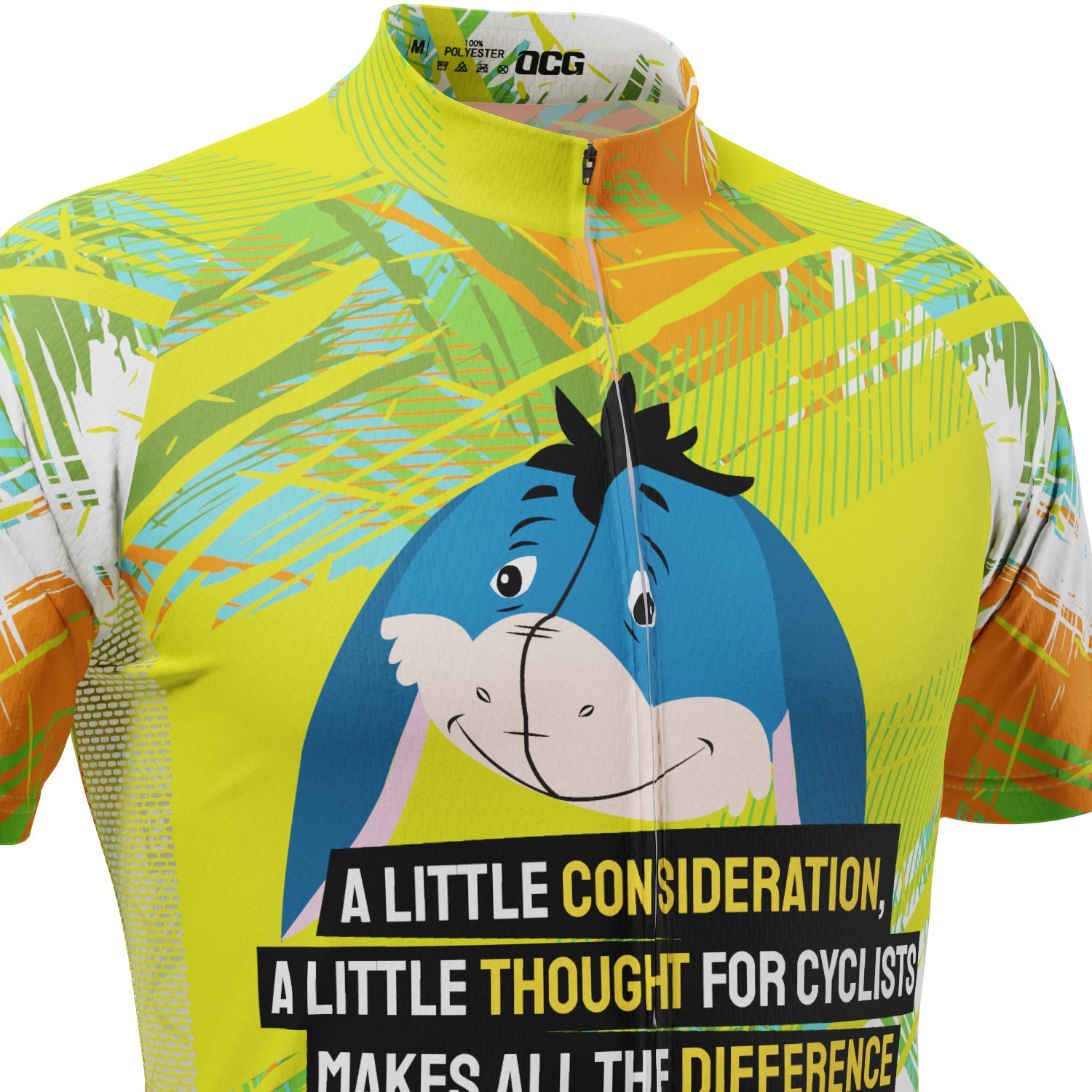 Men's Eeyore On The Road Short Sleeve Cycling Jersey