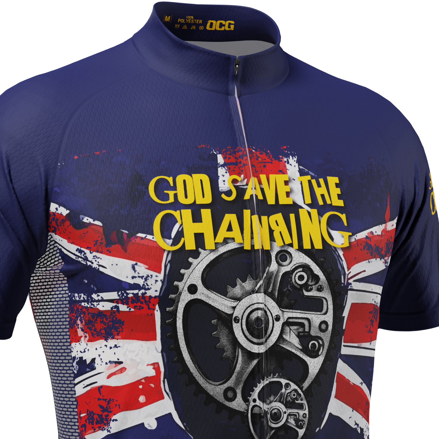 Men's God Save The Chainring Short Sleeve Cycling Jersey