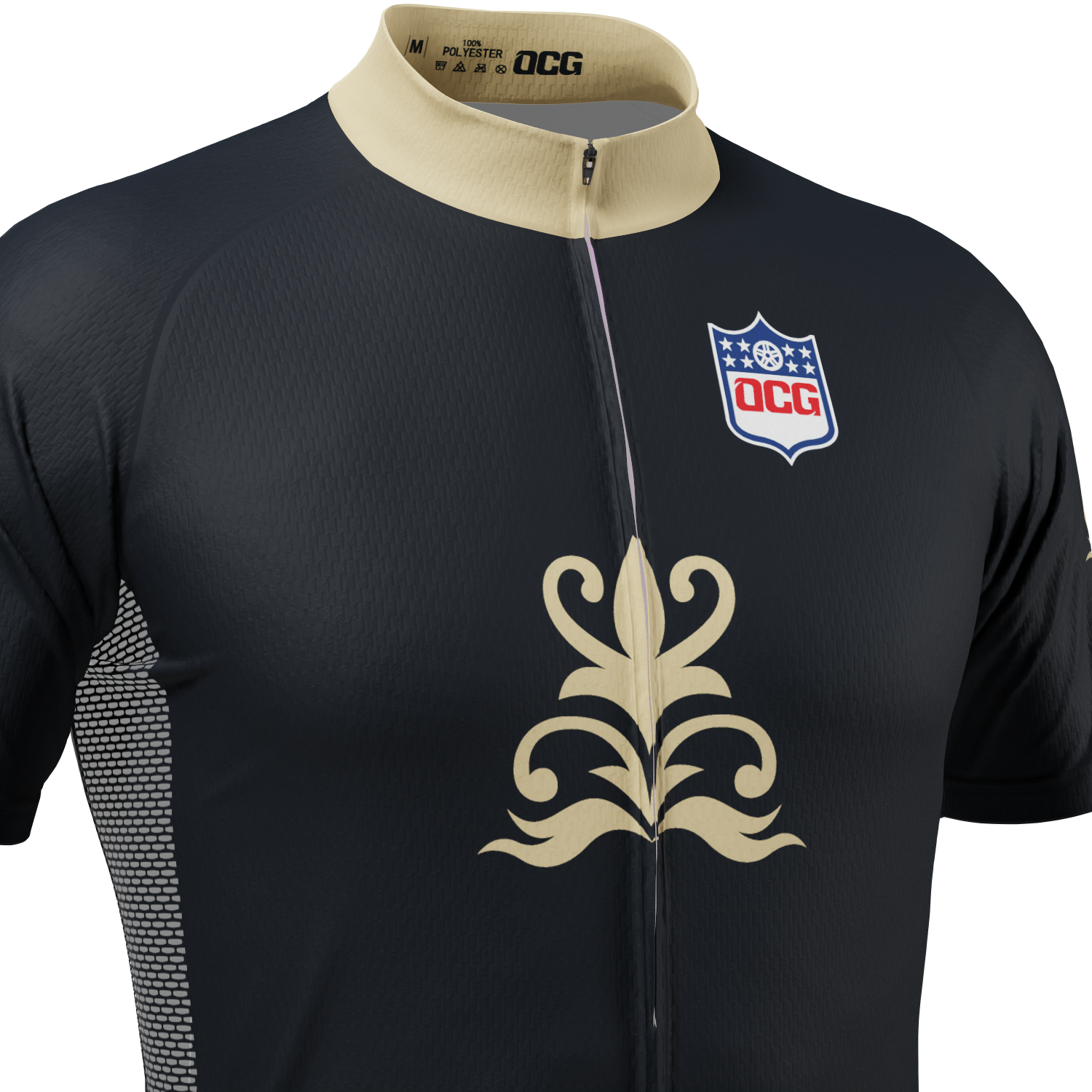 Men's New Orleans Football Short Sleeve Cycling Jersey