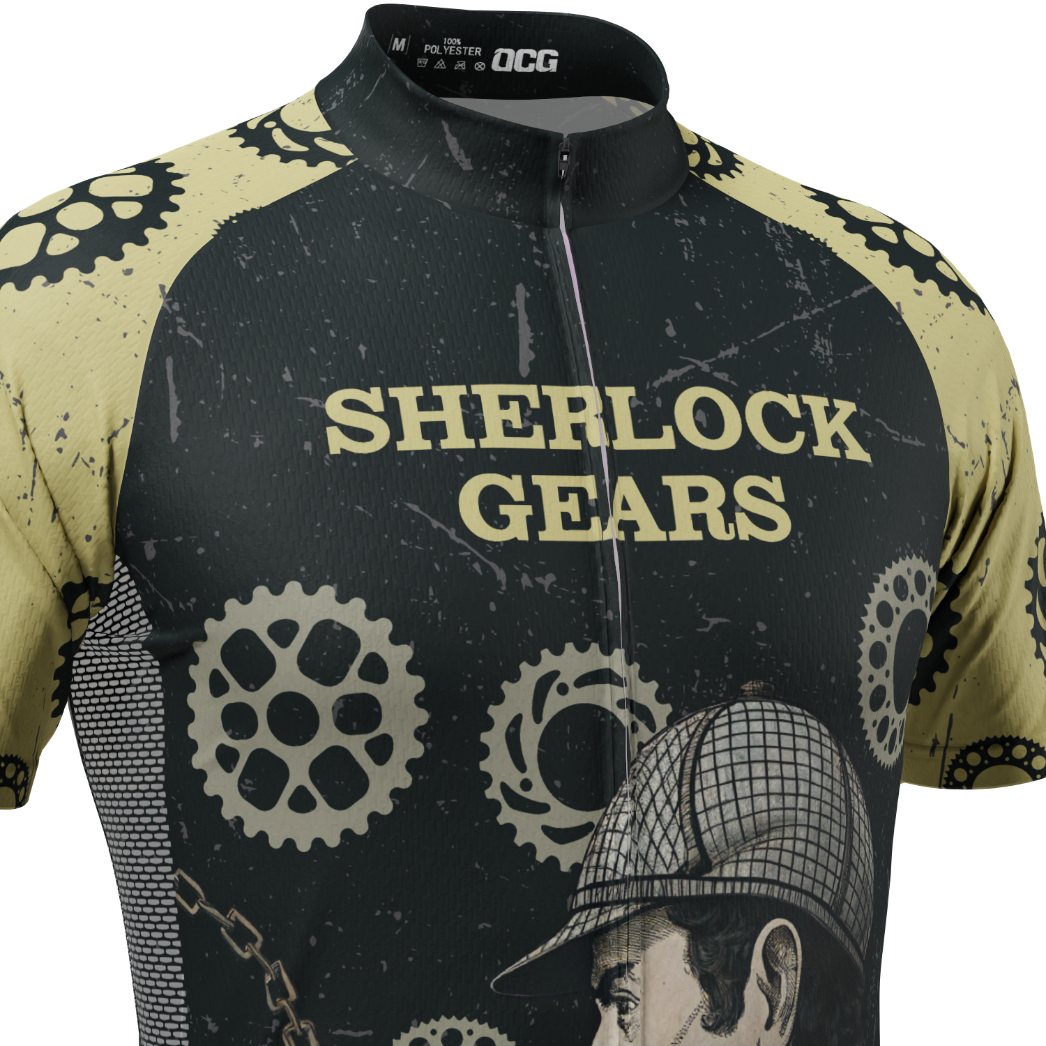 Men's Sherlock Gears Short Sleeve Cycling Jersey