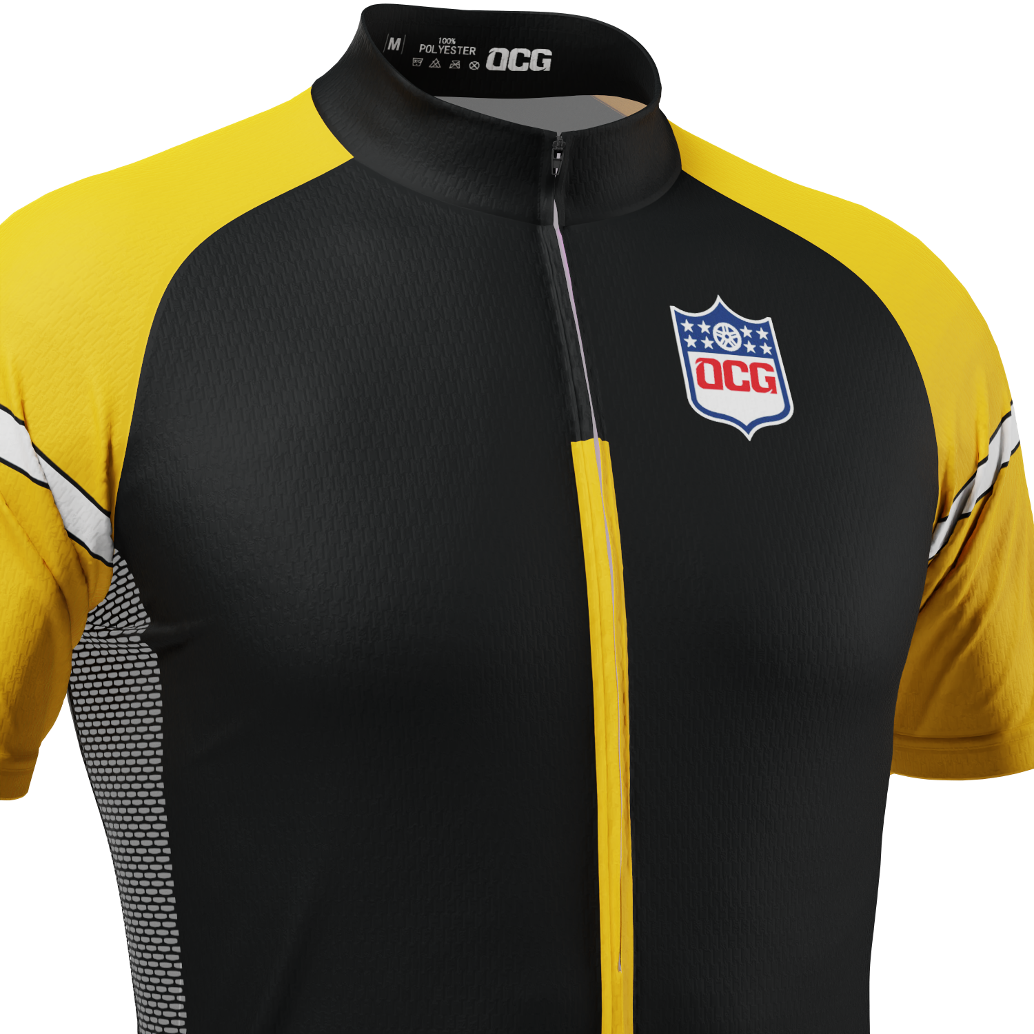 Men's Pittsburg Football Short Sleeve Cycling Jersey