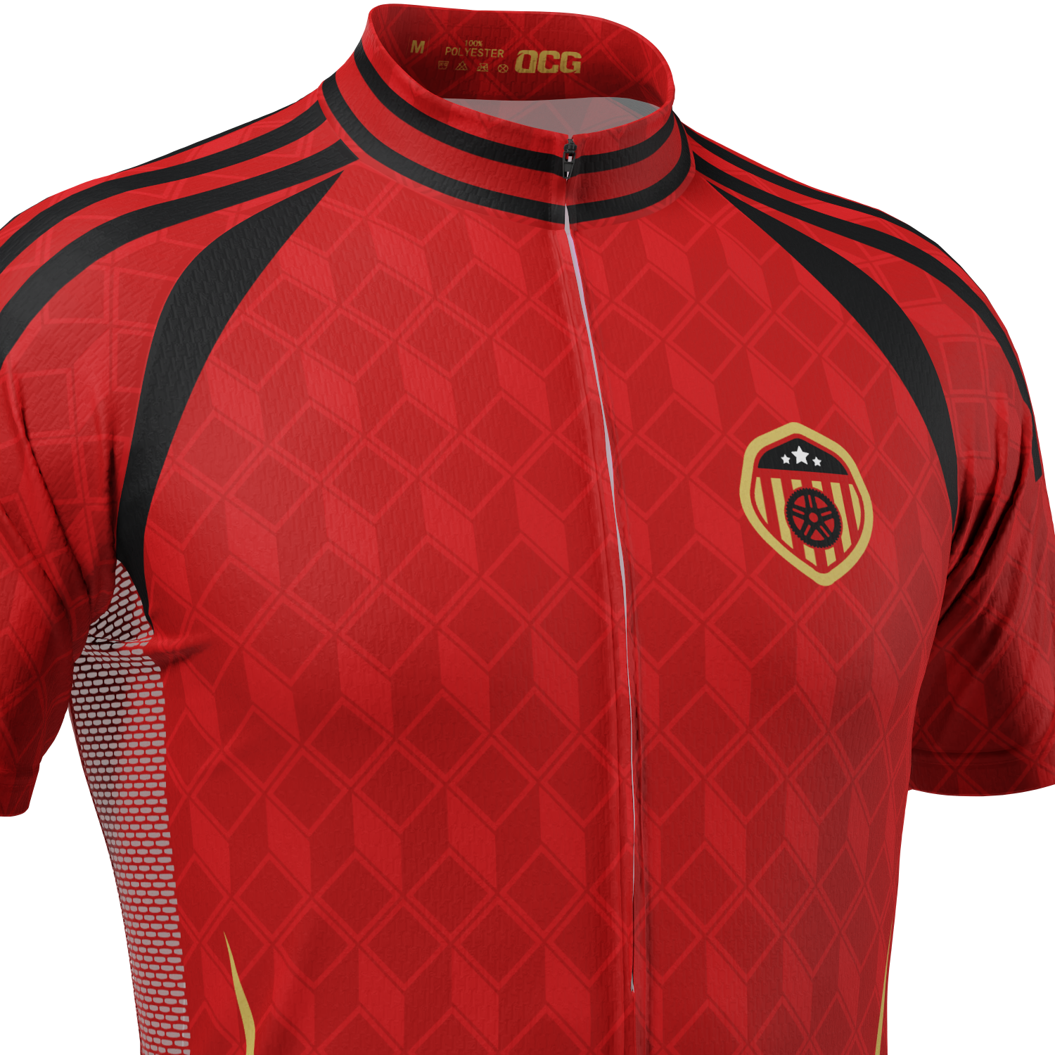 Men's Belgium Soccer Short Sleeve Cycling Jersey