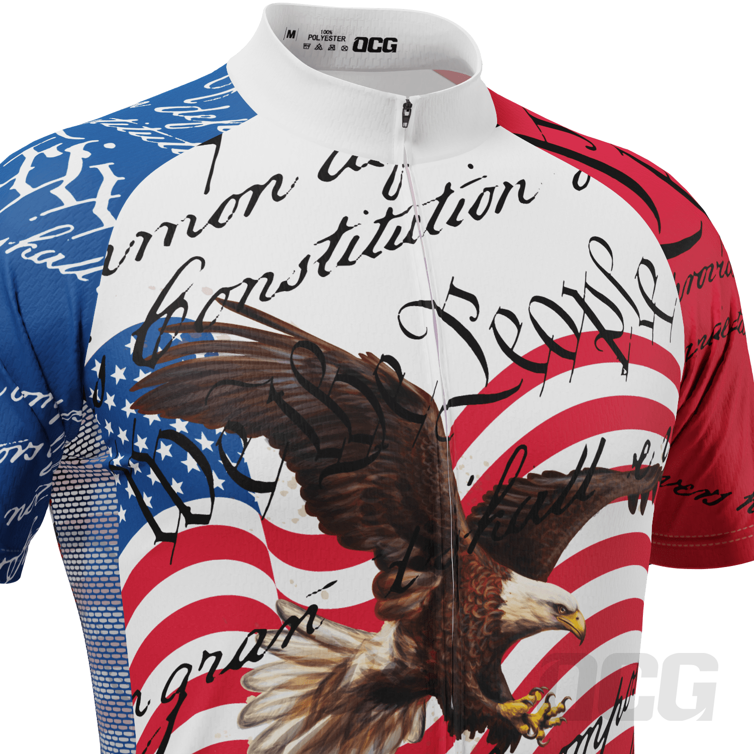 Men's United States Constitution Short Sleeve Cycling Jersey