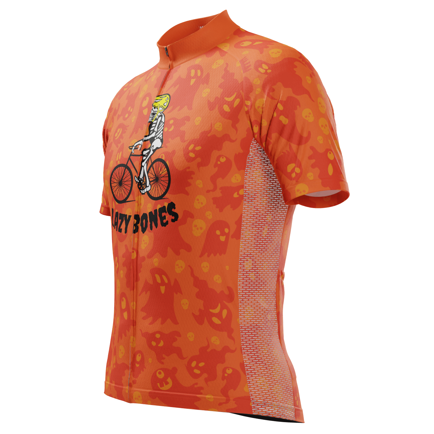 Men's Lazy Bones Short Sleeve Cycling Jersey