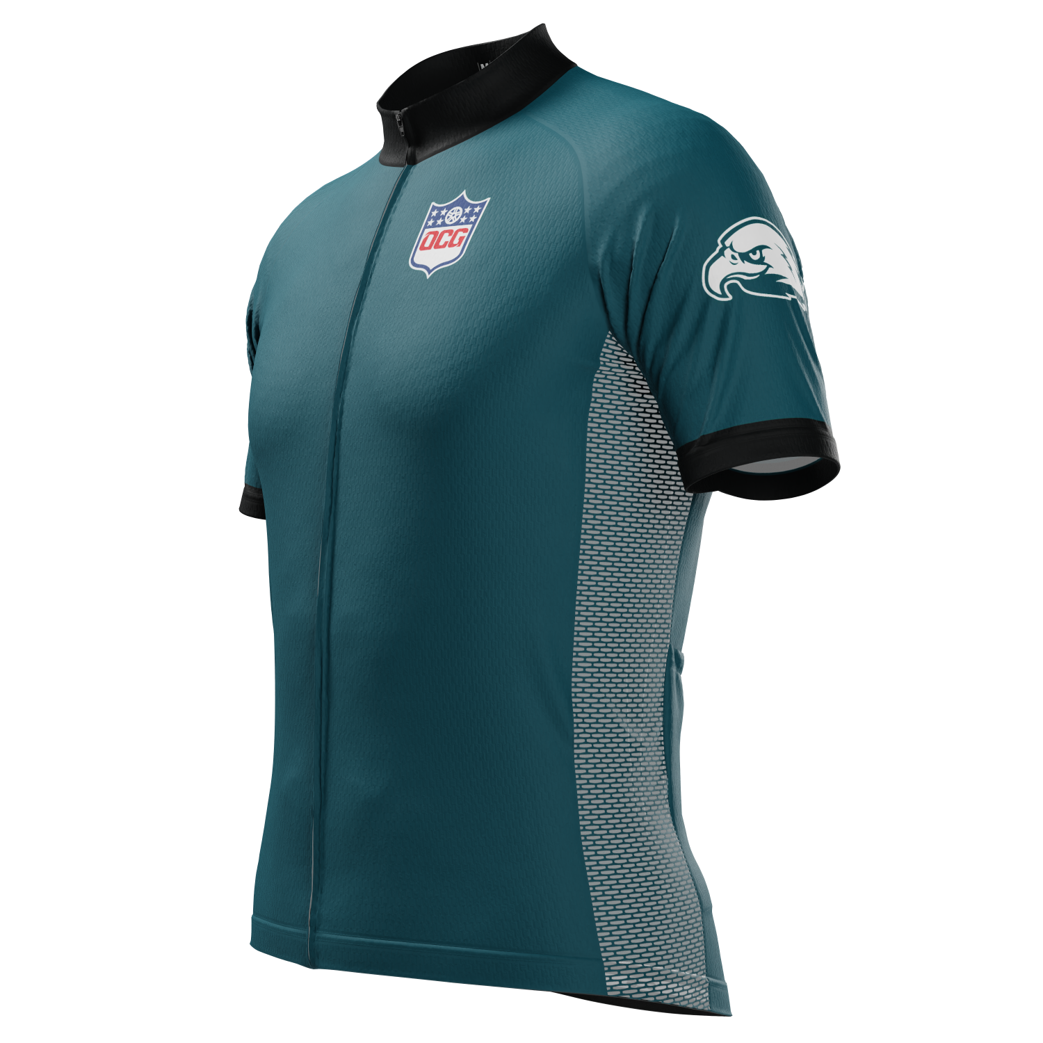 Men's Philadelphia Football Short Sleeve Cycling Jersey