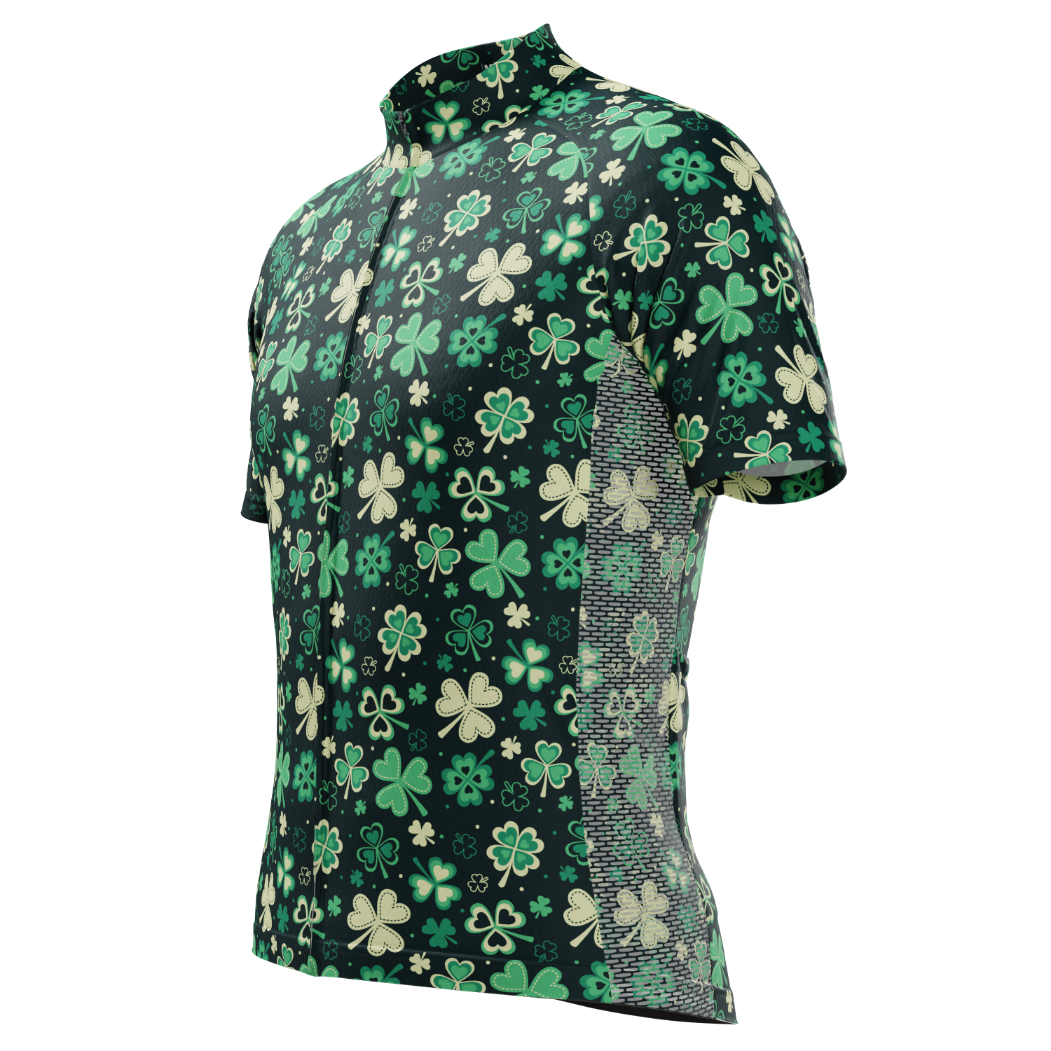 Men's Shamrocks & Clovers Short Sleeve Cycling Jersey