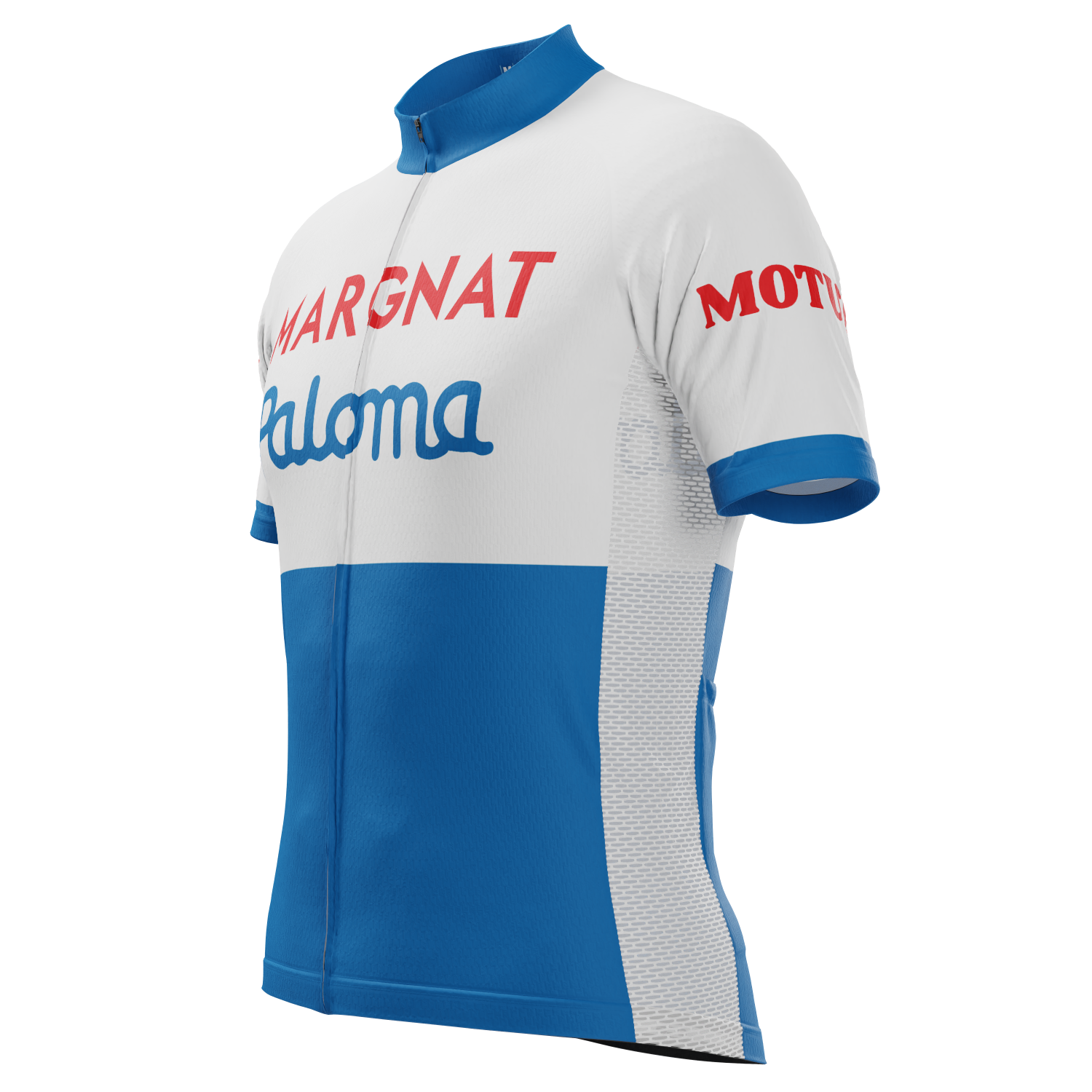 Men's Retro 1962 Team Margnat Paloma Short Sleeve Cycling Jersey
