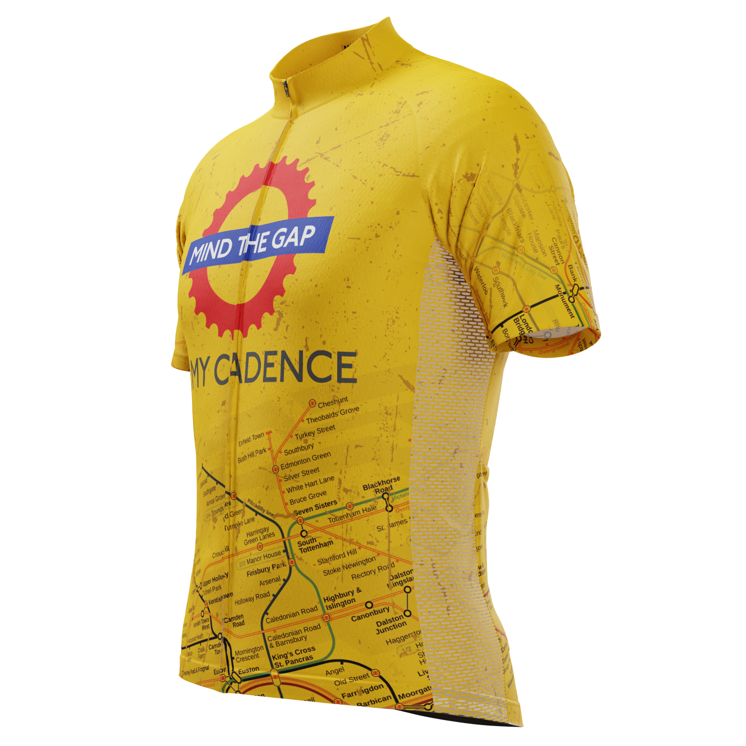 Men's Mind the Gap in My Cadence Short Sleeve Cycling Jersey