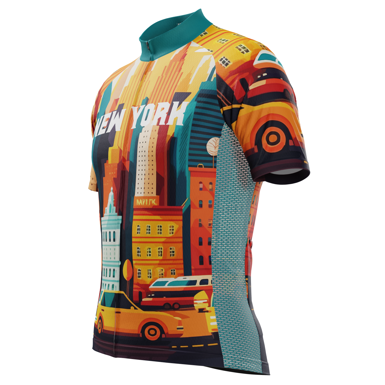 Men's Around The World - New York Short Sleeve Cycling Jersey