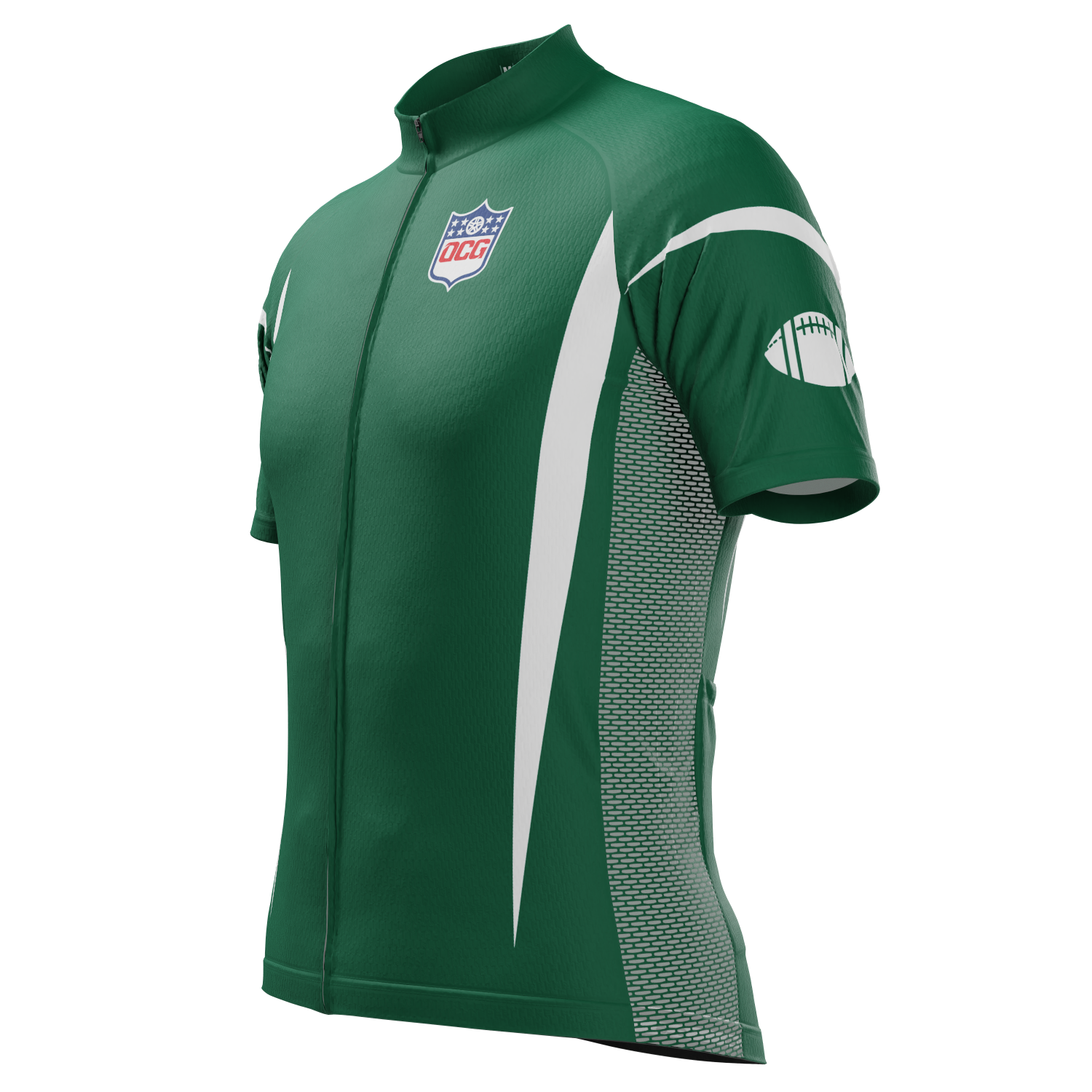 Men's New York Football Short Sleeve Cycling Jersey