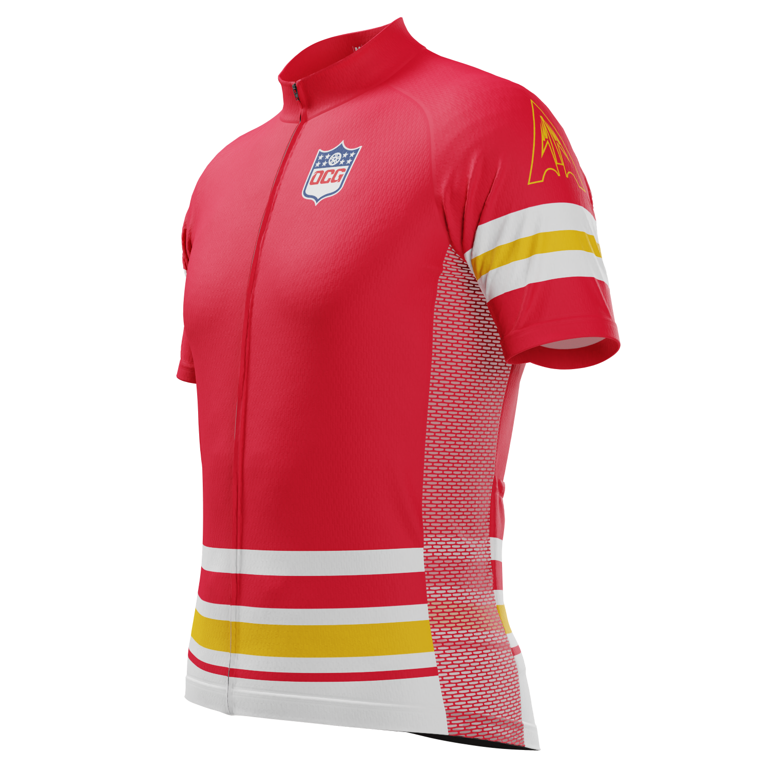 Men's Kansas Football Short Sleeve Cycling Jersey