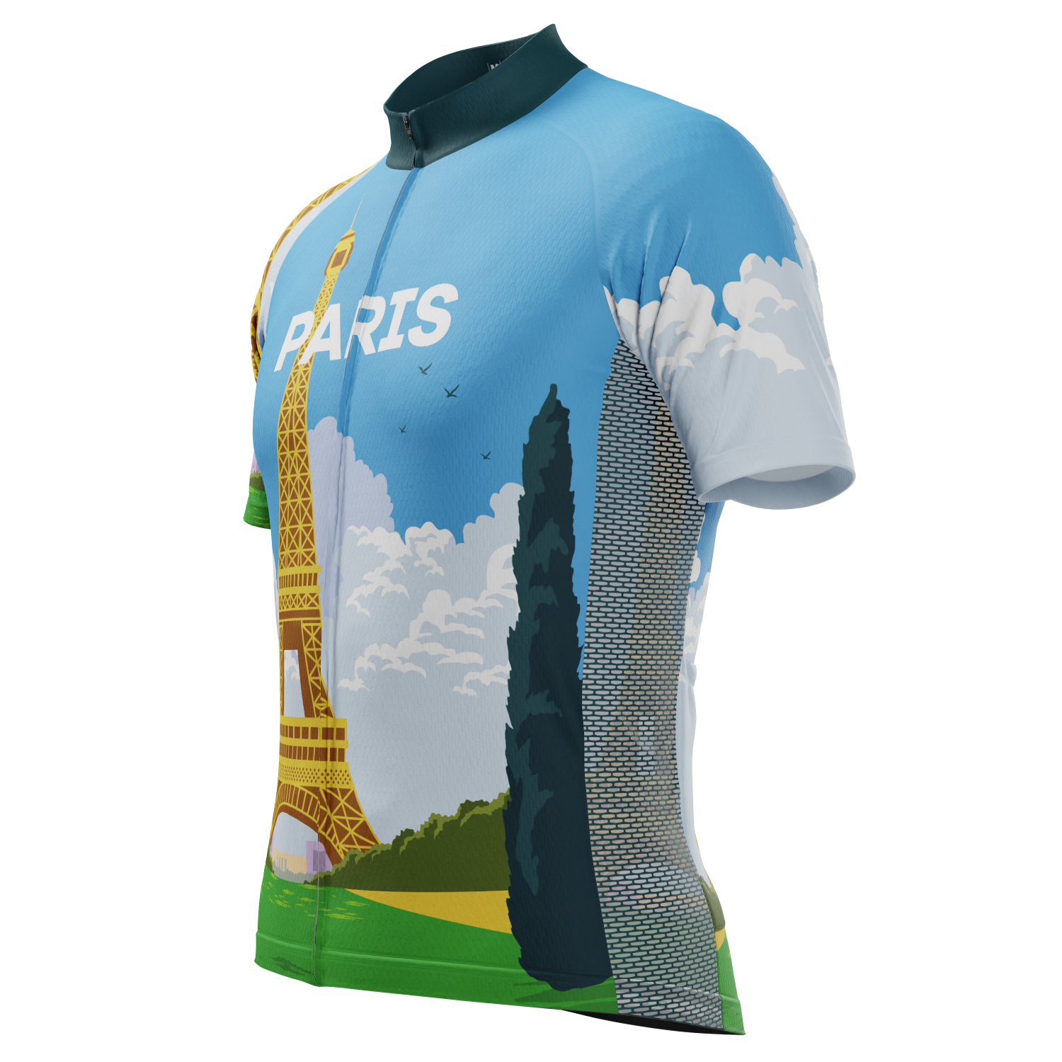 Men's Around The World - Paris Short Sleeve Cycling Jersey
