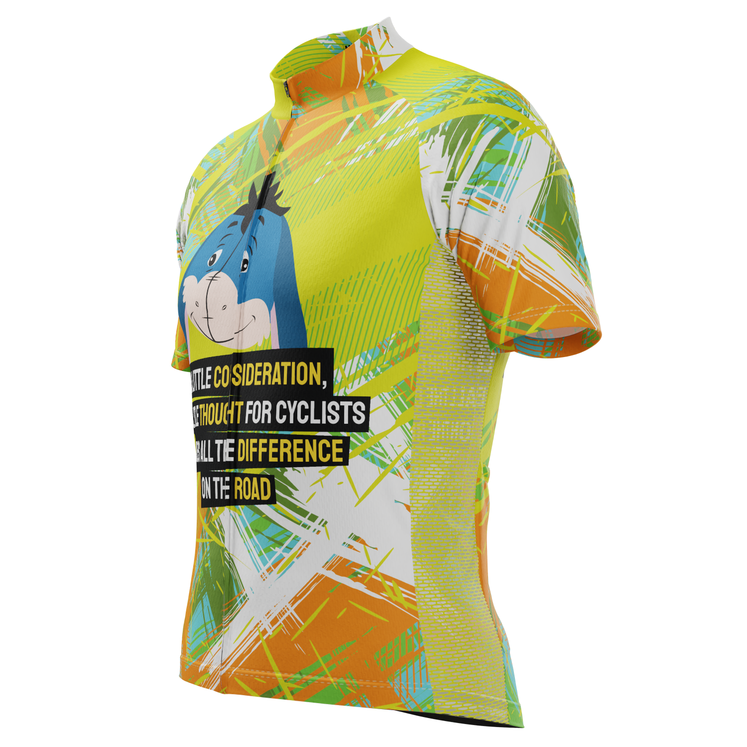 Men's Eeyore On The Road Short Sleeve Cycling Jersey