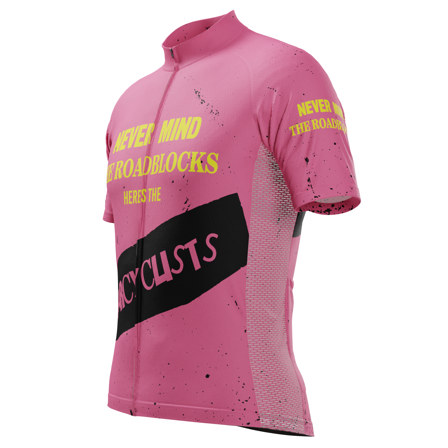 Men's Never Mind The Roadblocks Short Sleeve Cycling Jersey