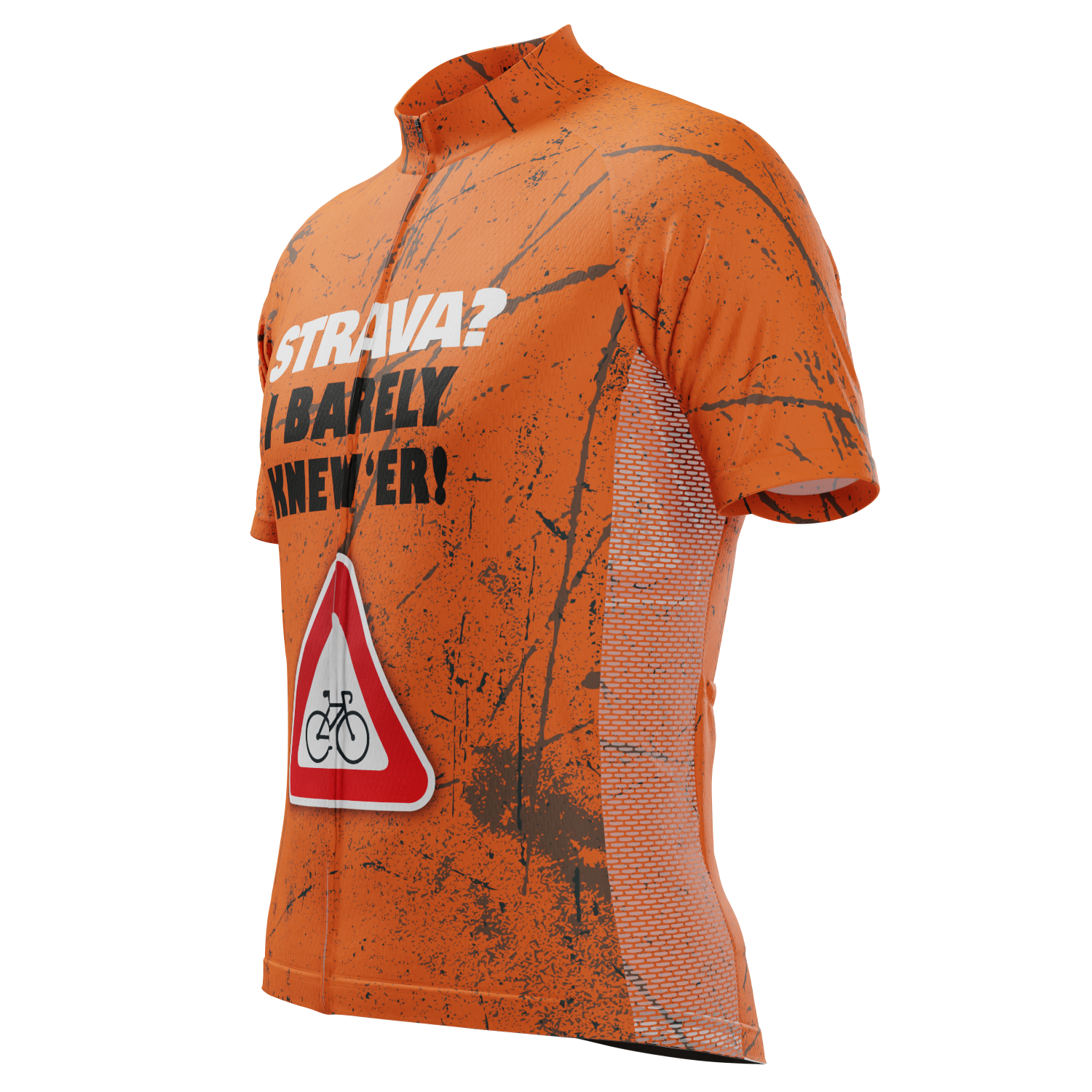 Men's Strava? I Barely Knew 'Er! Short Sleeve Cycling Jersey