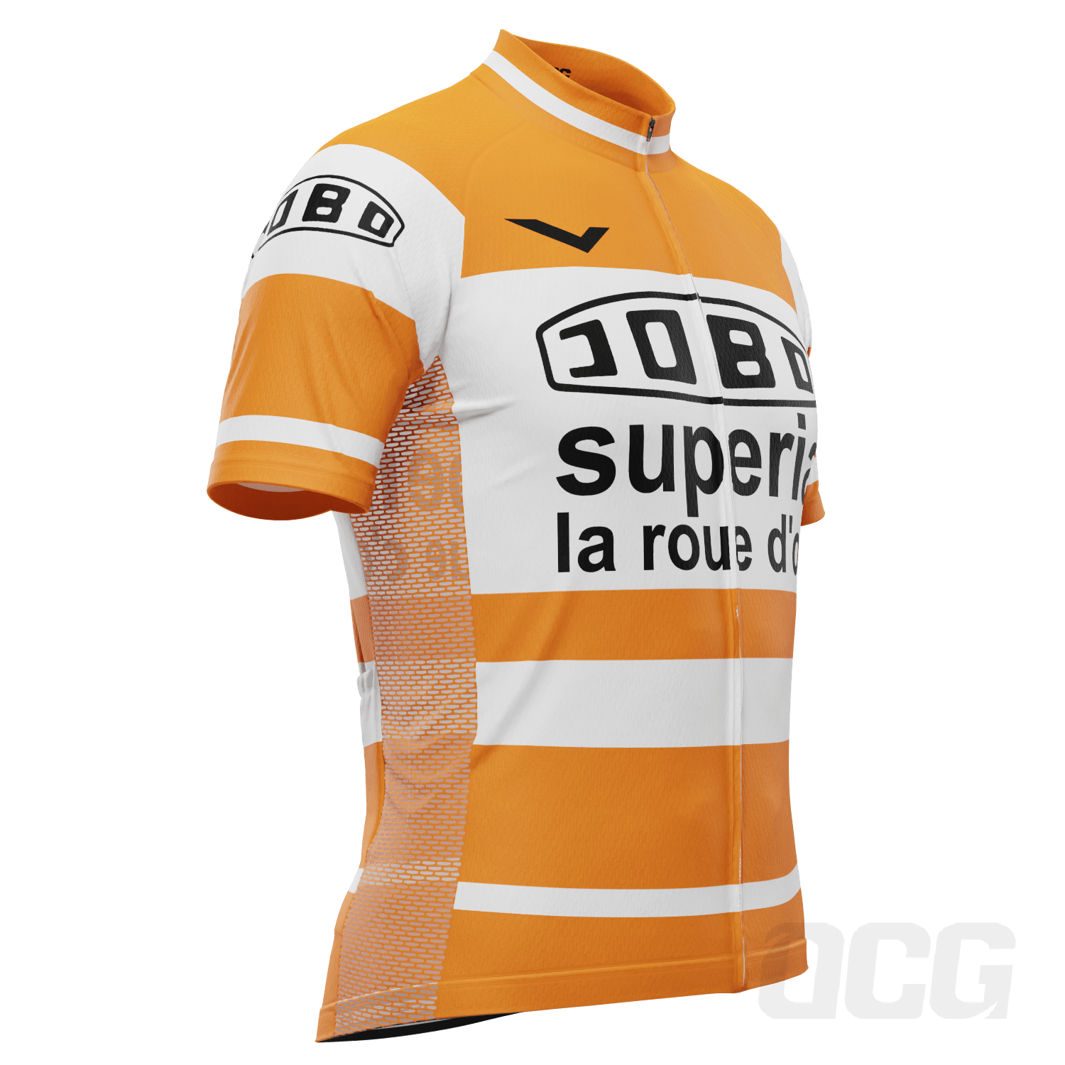 Men's Retro 1978 Jobo Superia  Short Sleeve Cycling Jersey
