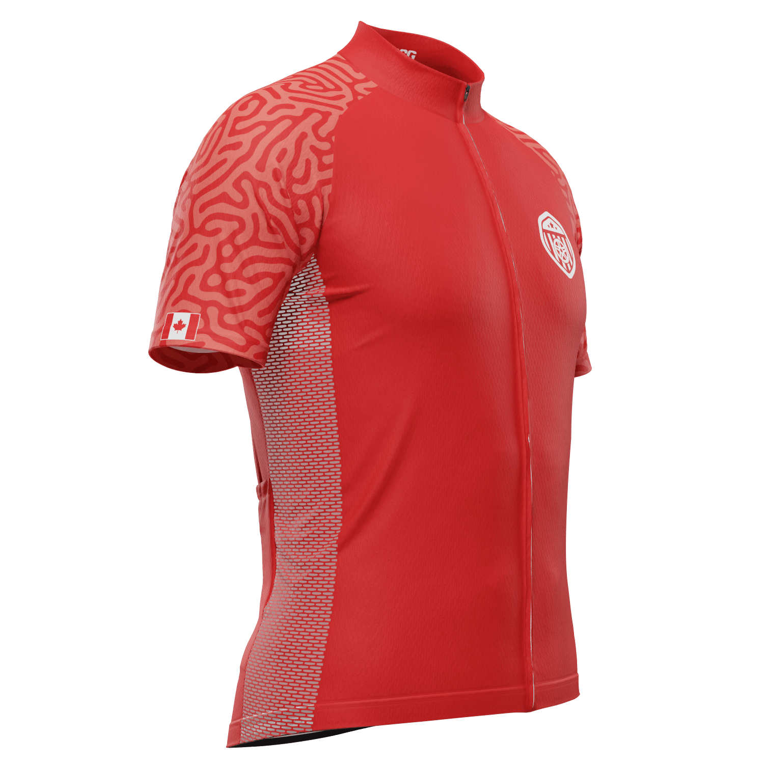 Men's Canada Soccer Short Sleeve Cycling Jersey