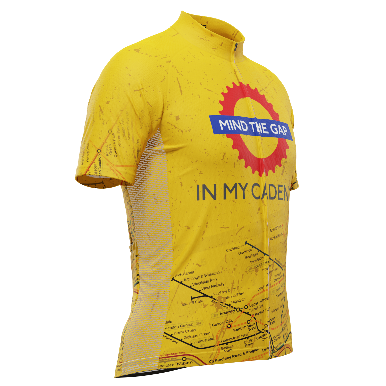Men's Mind the Gap in My Cadence Short Sleeve Cycling Jersey