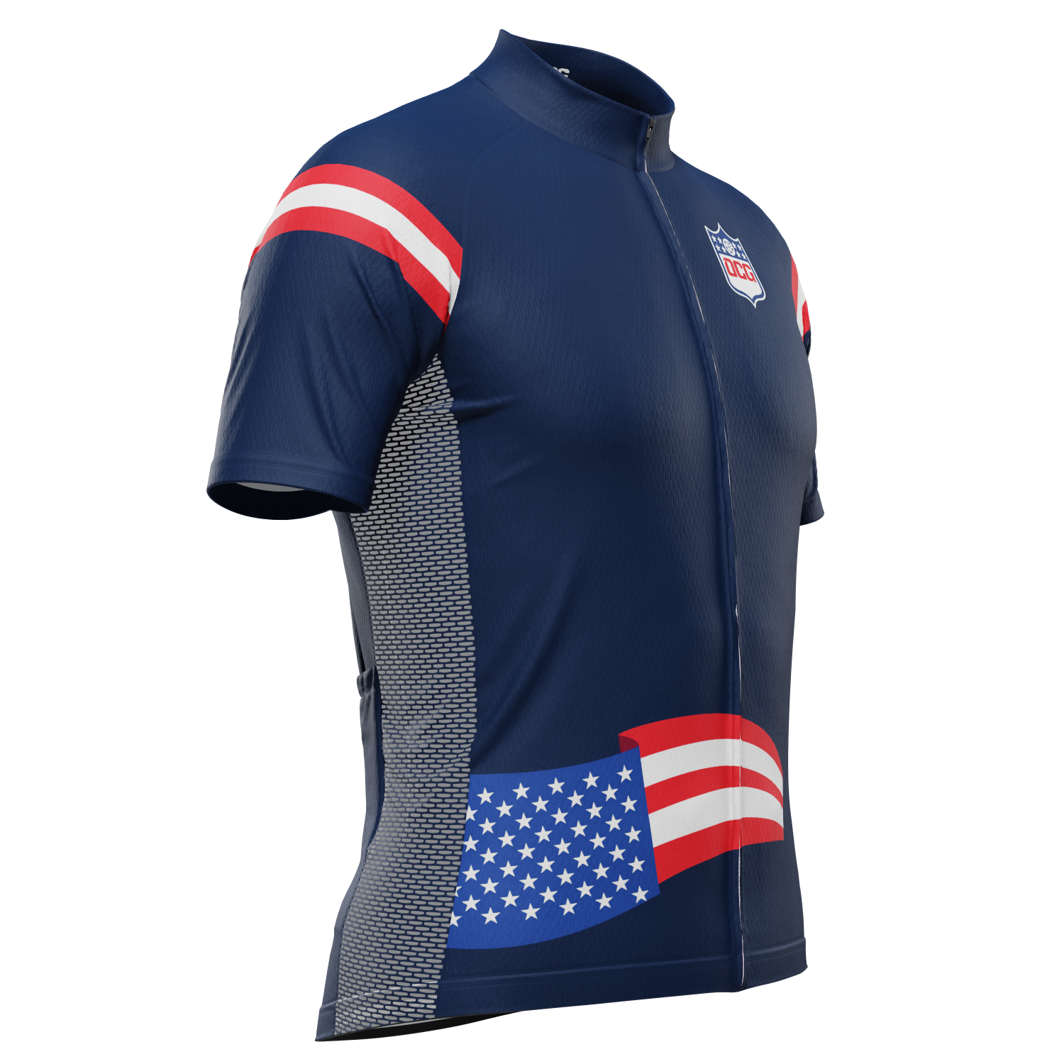 Men's New England Football Short Sleeve Cycling Jersey
