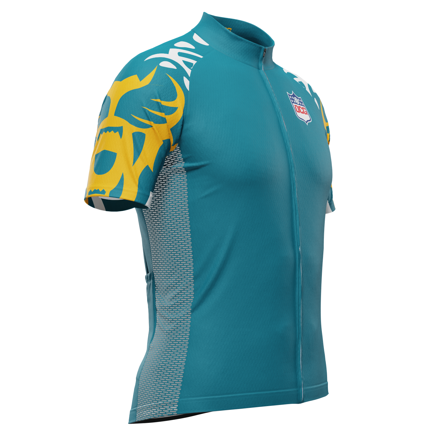 Men's Jacksonville Football Short Sleeve Cycling Jersey