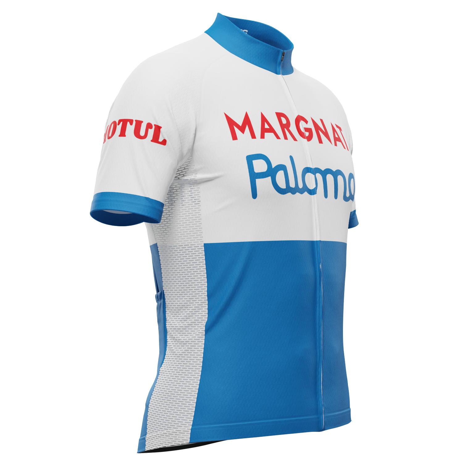 Men's Retro 1962 Team Margnat Paloma Short Sleeve Cycling Jersey