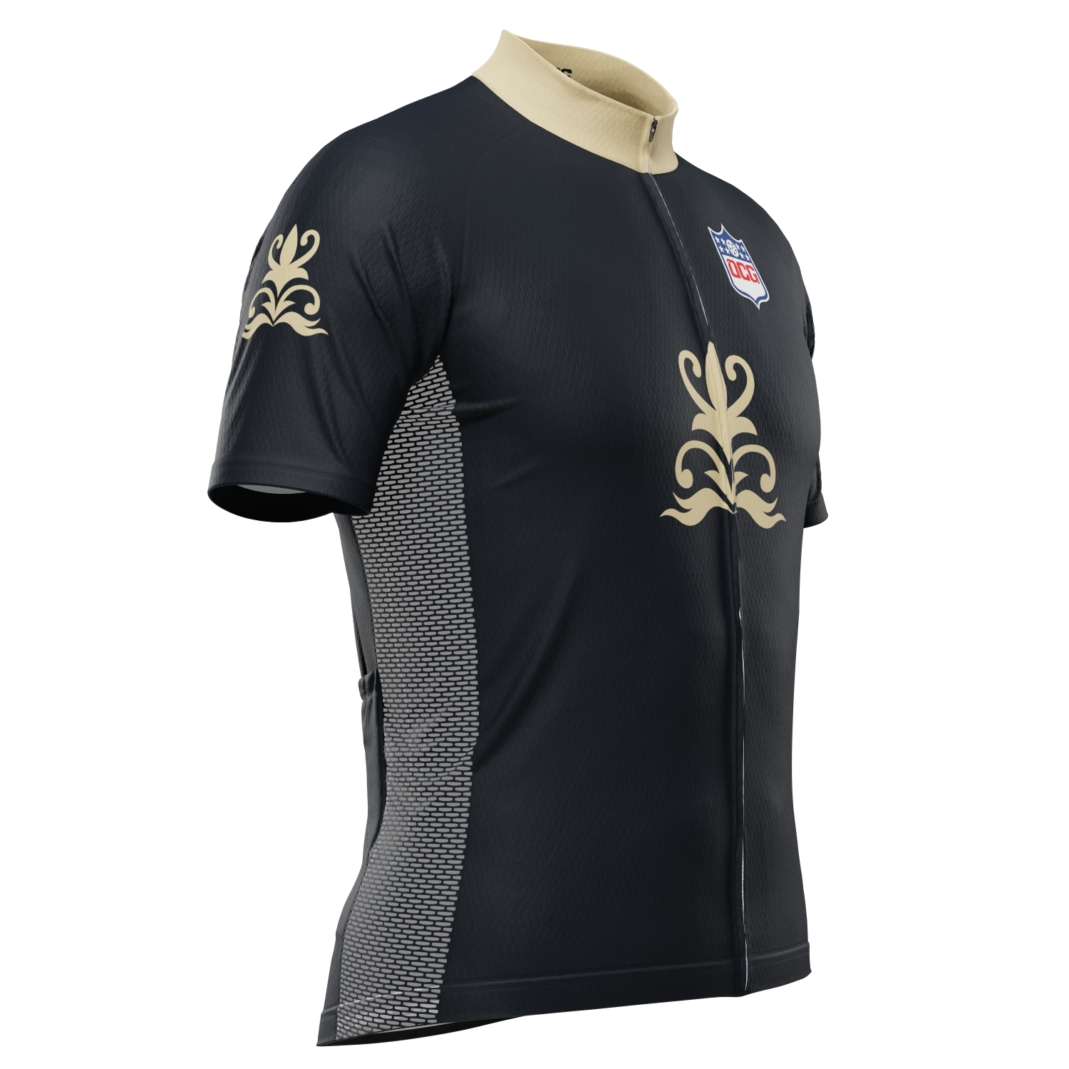 Men's New Orleans Football Short Sleeve Cycling Jersey