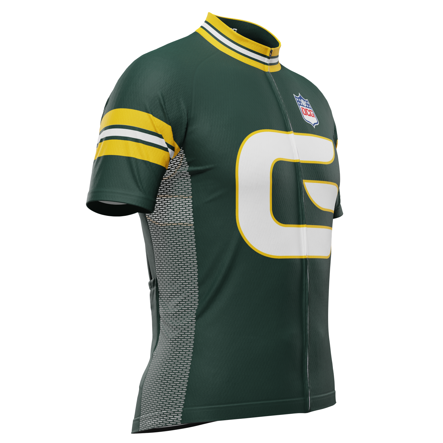 Men's Green Bay Football Short Sleeve Cycling Jersey