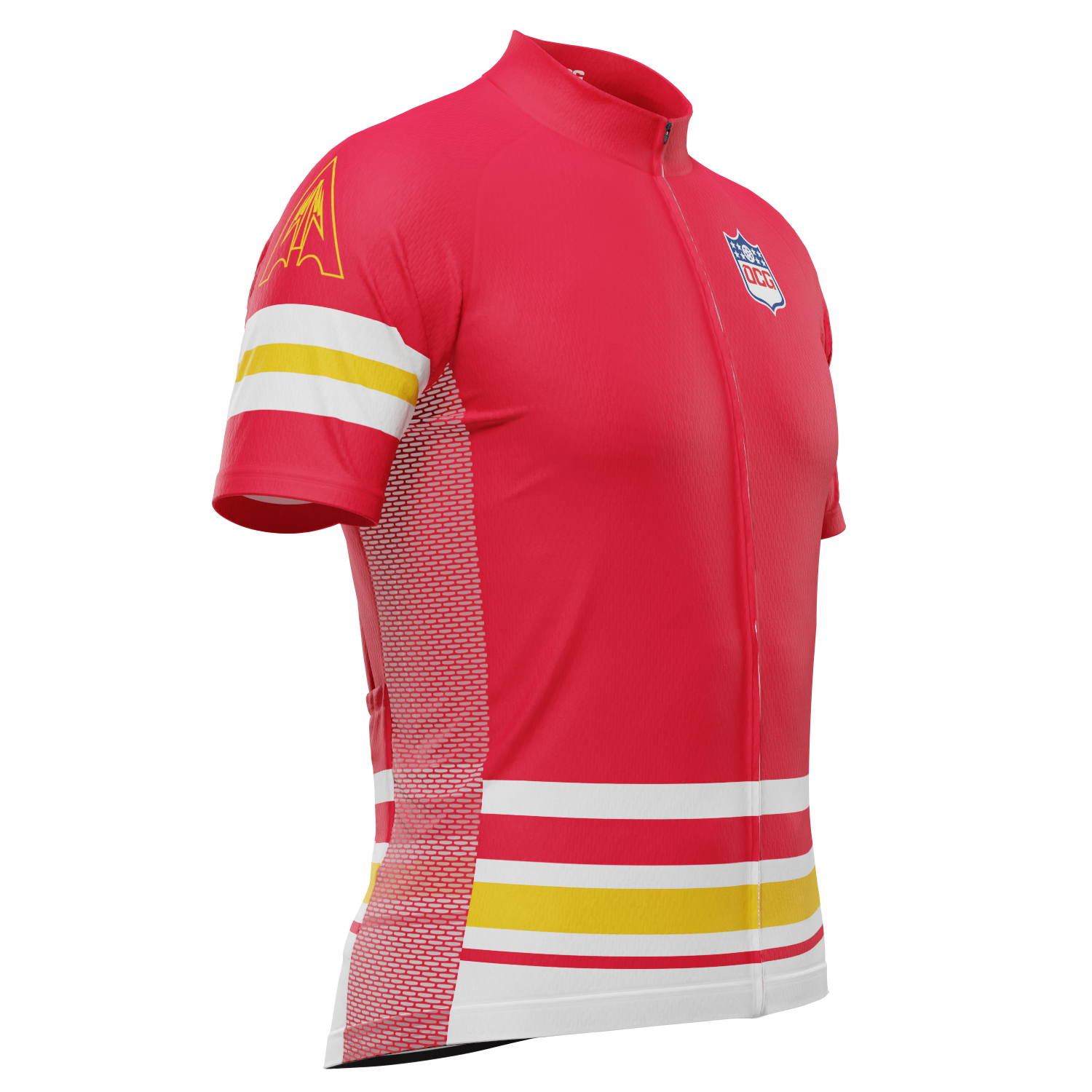 Men's Kansas Football Short Sleeve Cycling Jersey