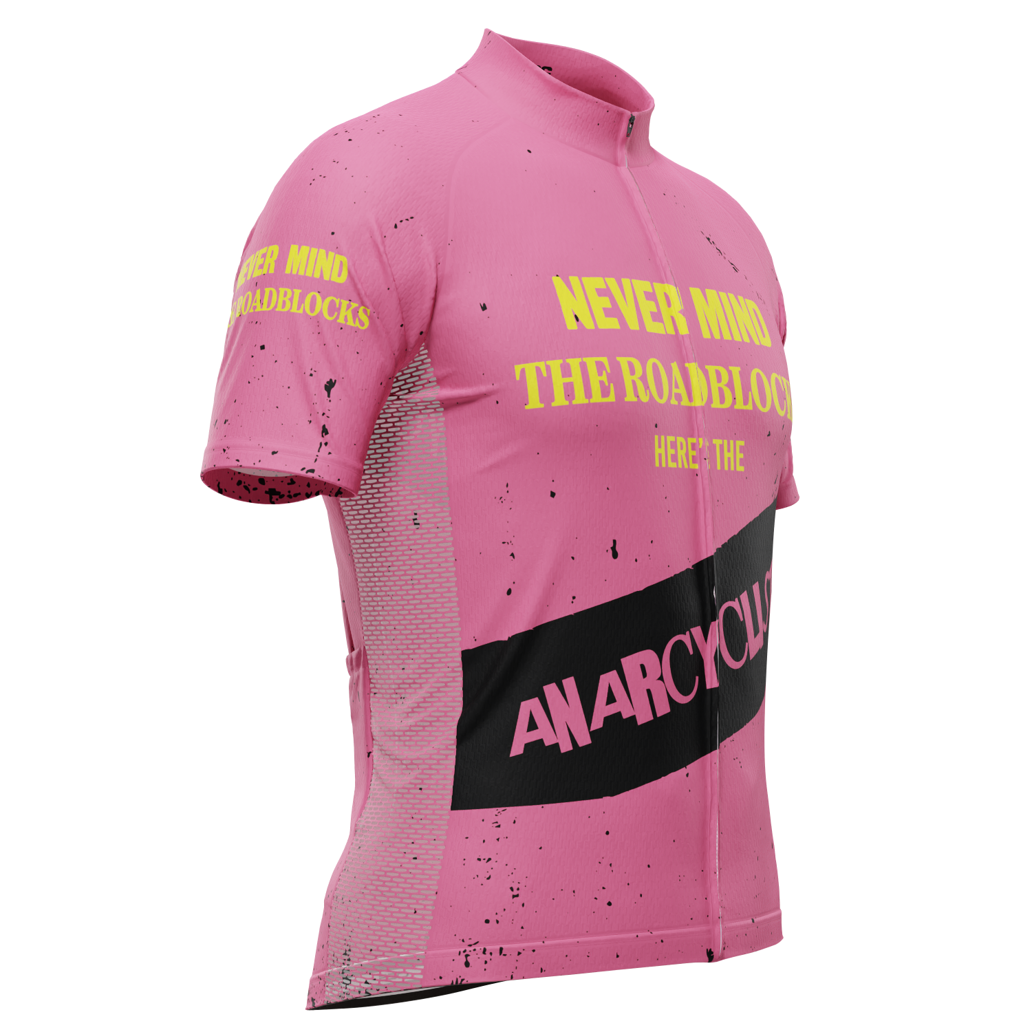 Men's Never Mind The Roadblocks Short Sleeve Cycling Jersey