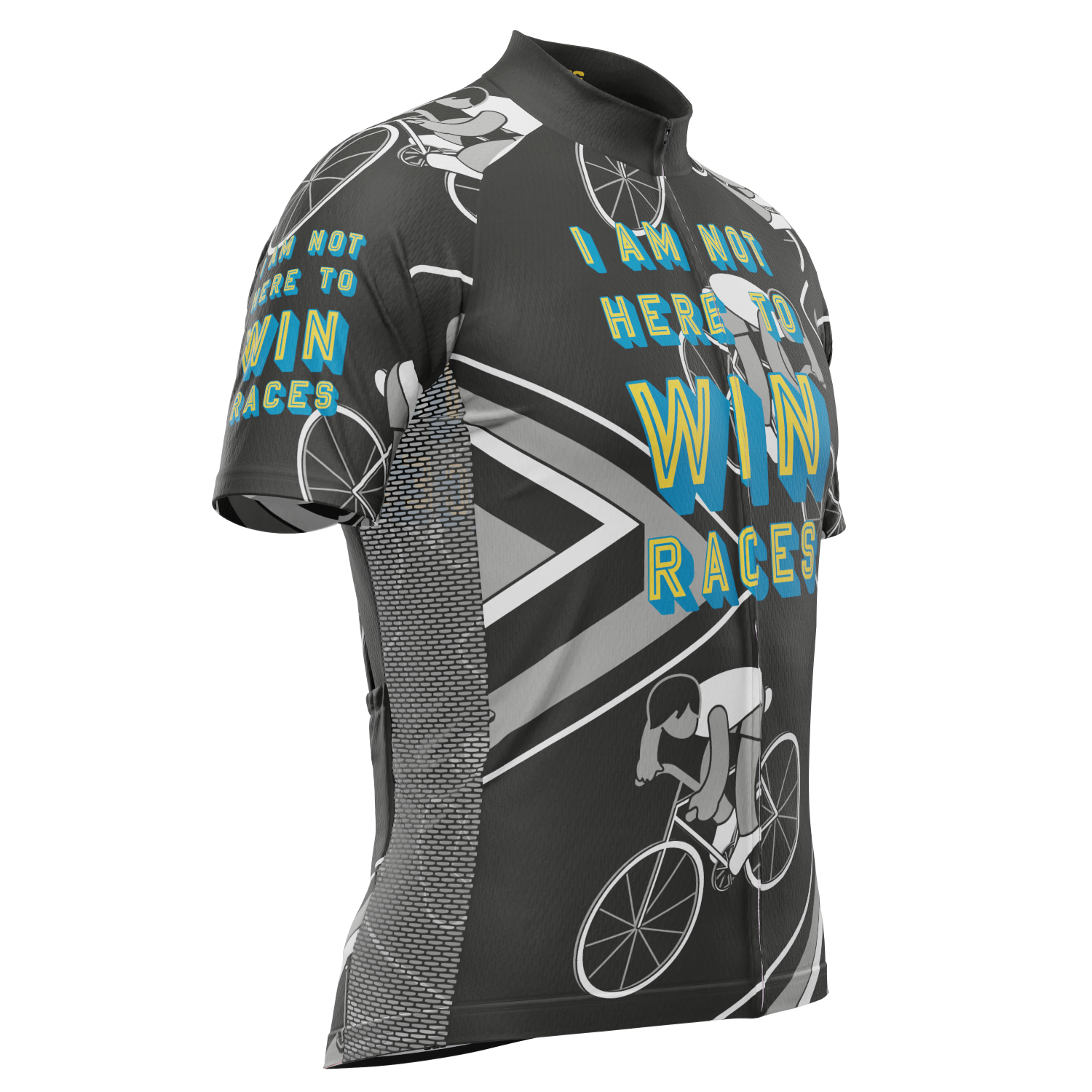 Men's I am Not Here To Win Races Short Sleeve Cycling Jersey