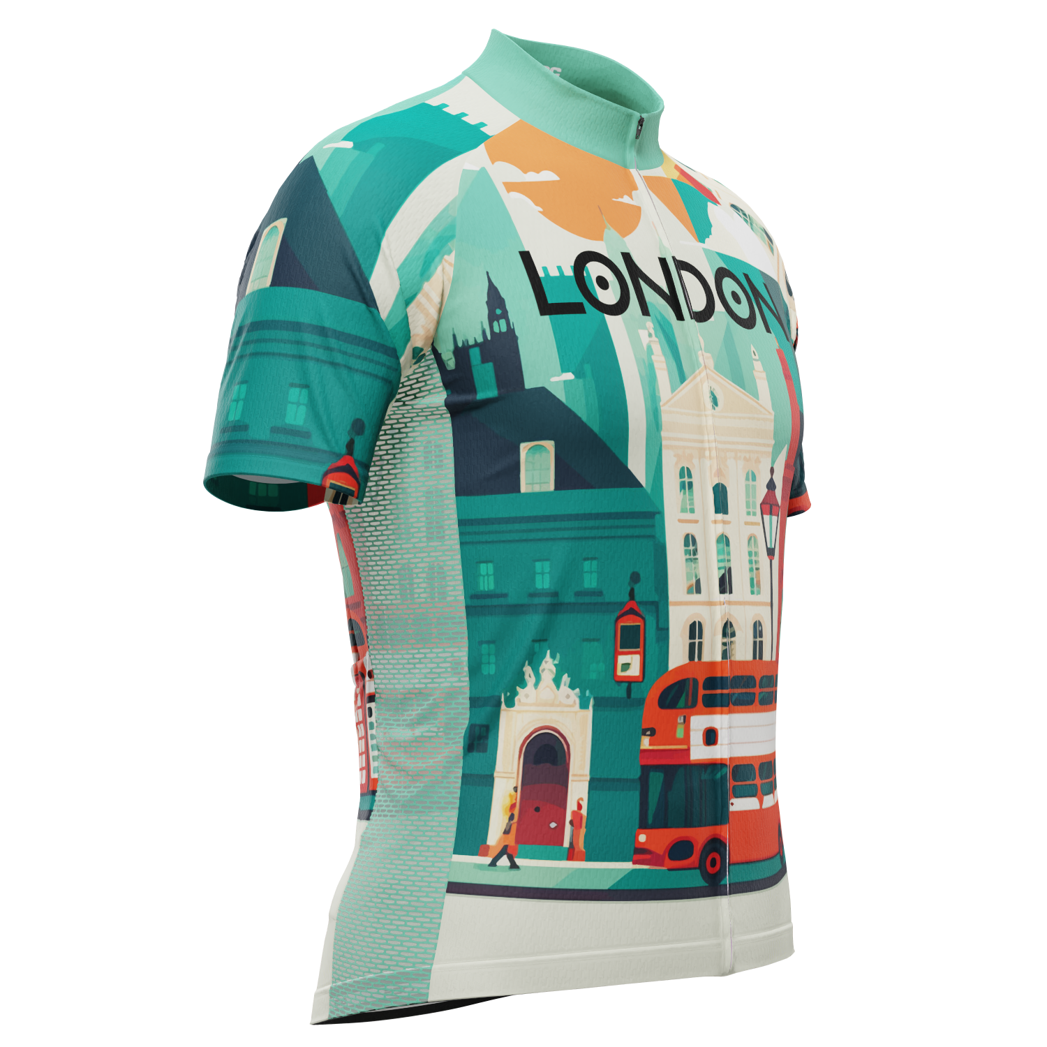 Men's Around The World - London Short Sleeve Cycling Jersey