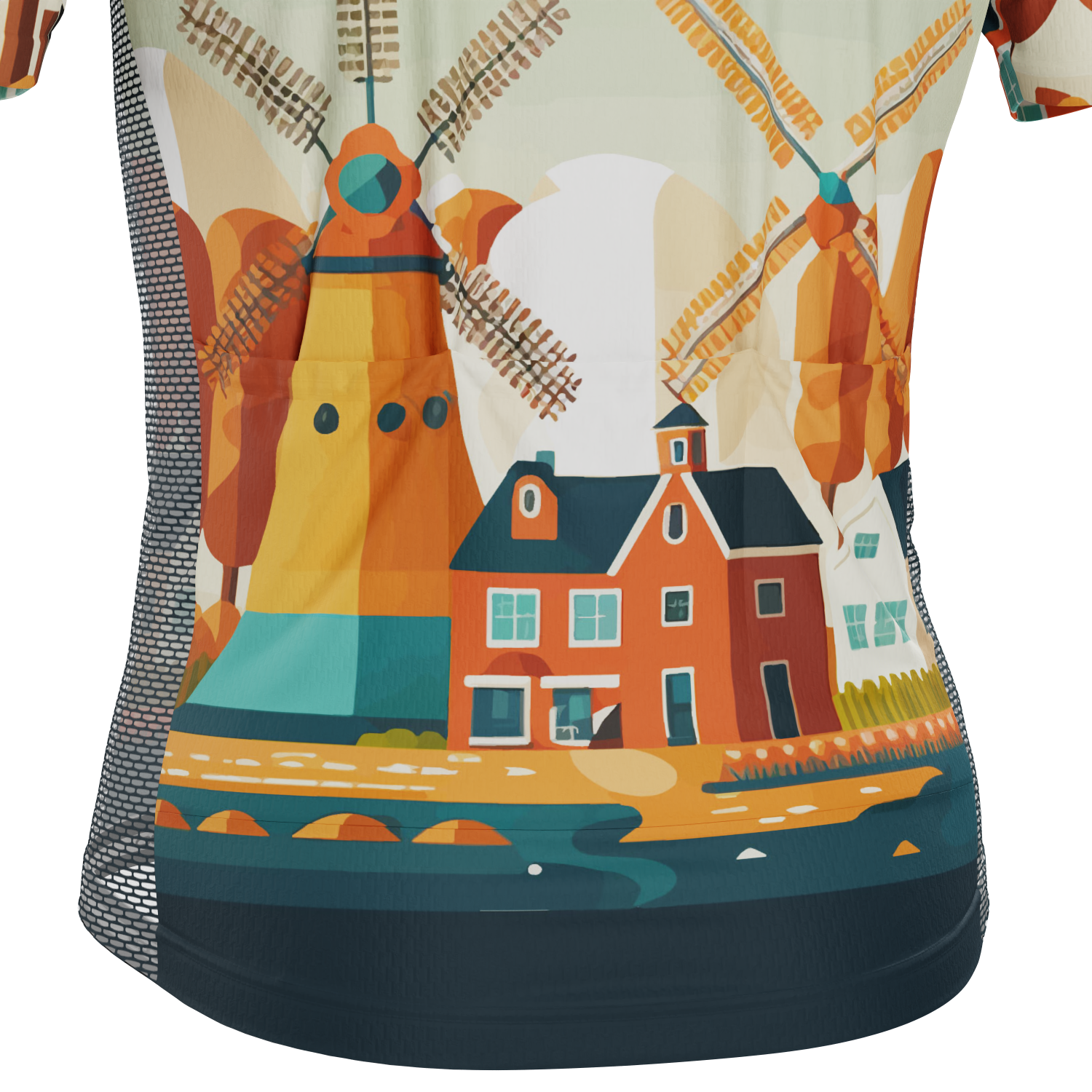 Men's Around The World - Amsterdam Short Sleeve Cycling Jersey