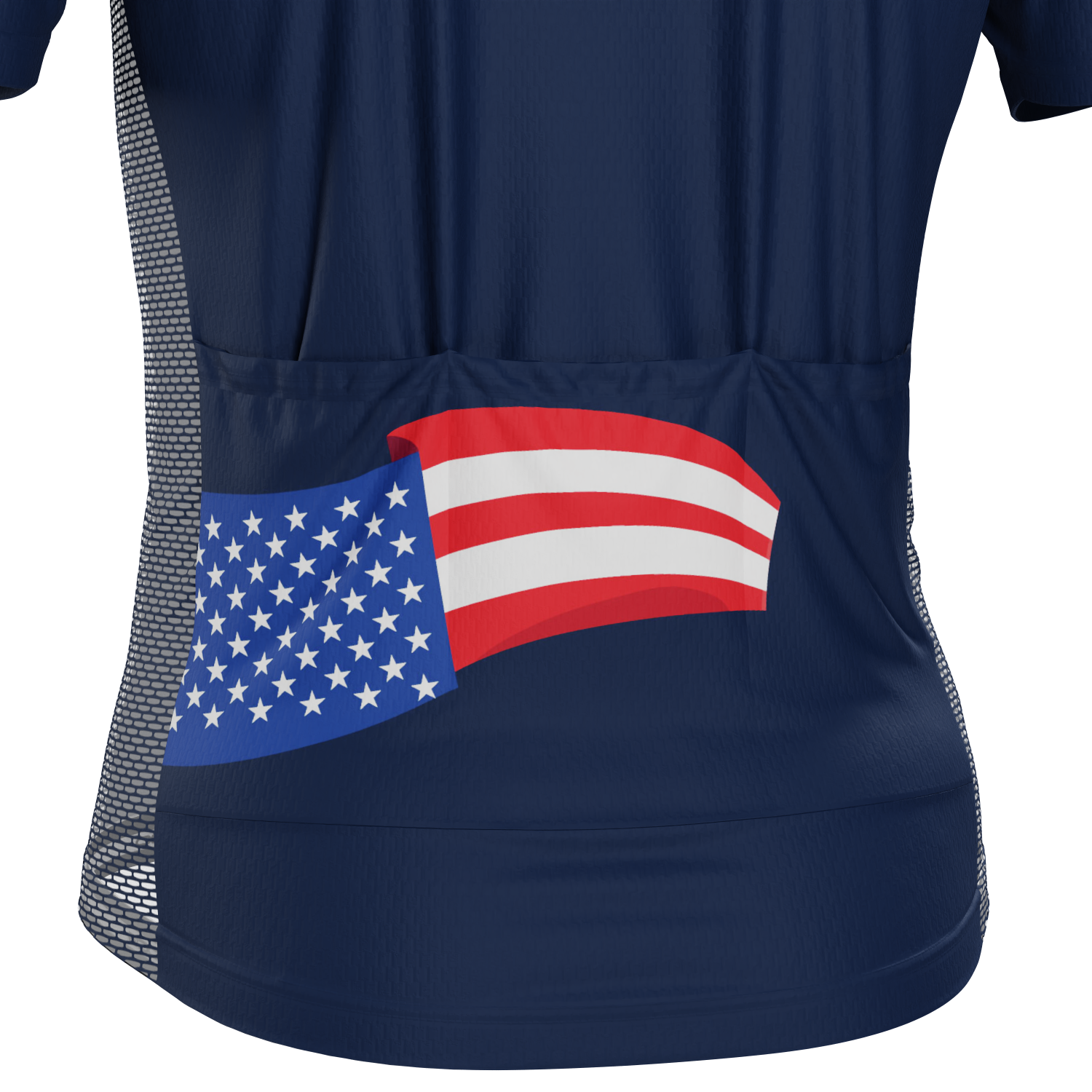 Men's New England Football Short Sleeve Cycling Jersey