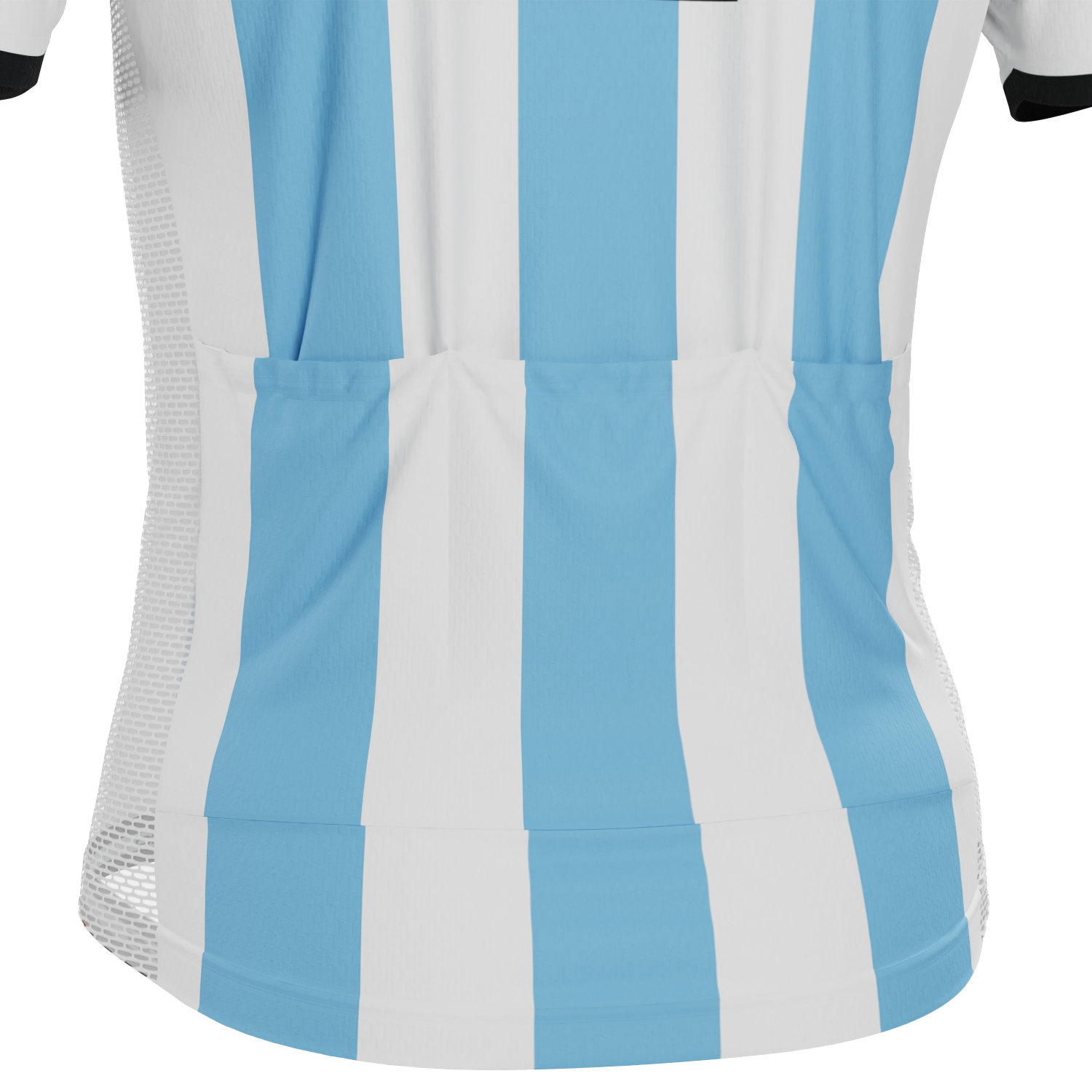 Men's Argentina Soccer Short Sleeve Cycling Jersey