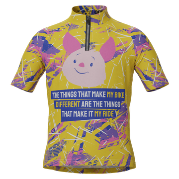 Kid's Piglet's Ride Short Sleeve Cycling Jersey