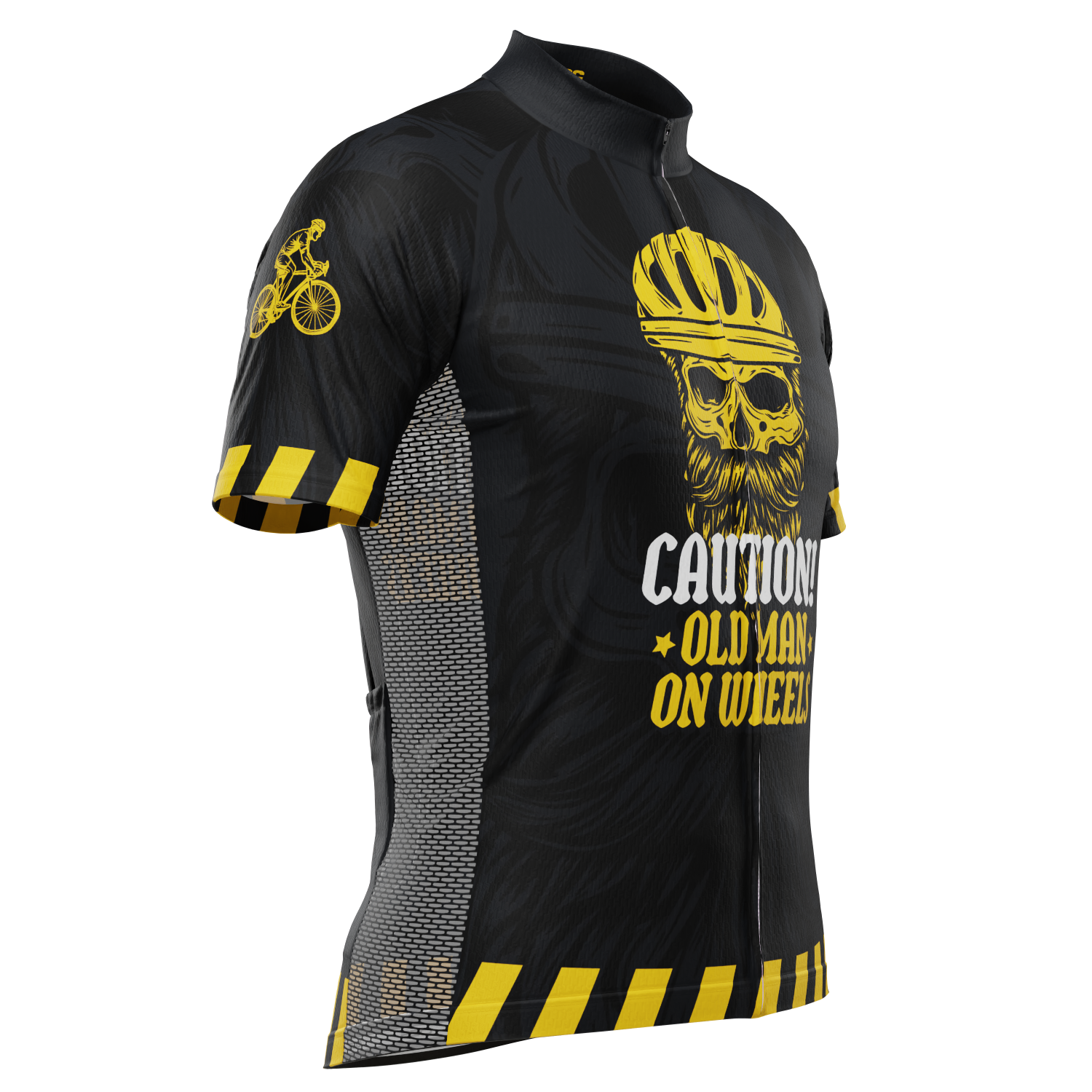 Men's Old Man On Wheels Cycling Jersey Premium Breathable Performance