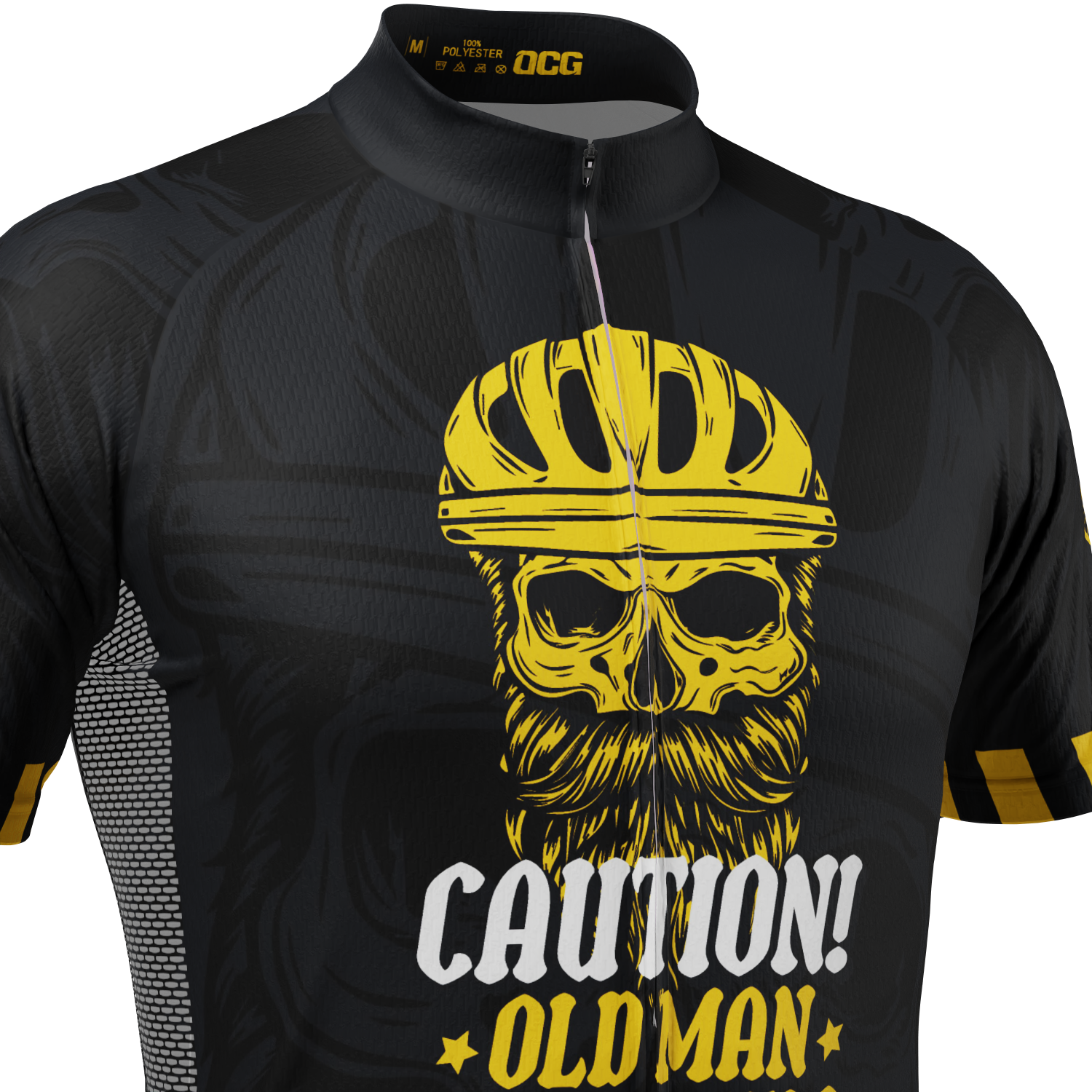 Men's Old Man On Wheels Cycling Jersey Premium Breathable Performance