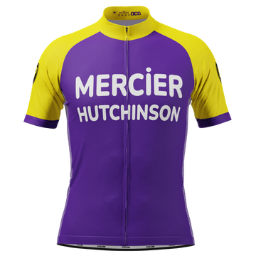 Men's Mercier Hutchinson Short Sleeve Cycling Jersey Durable Custom-Fit Performance