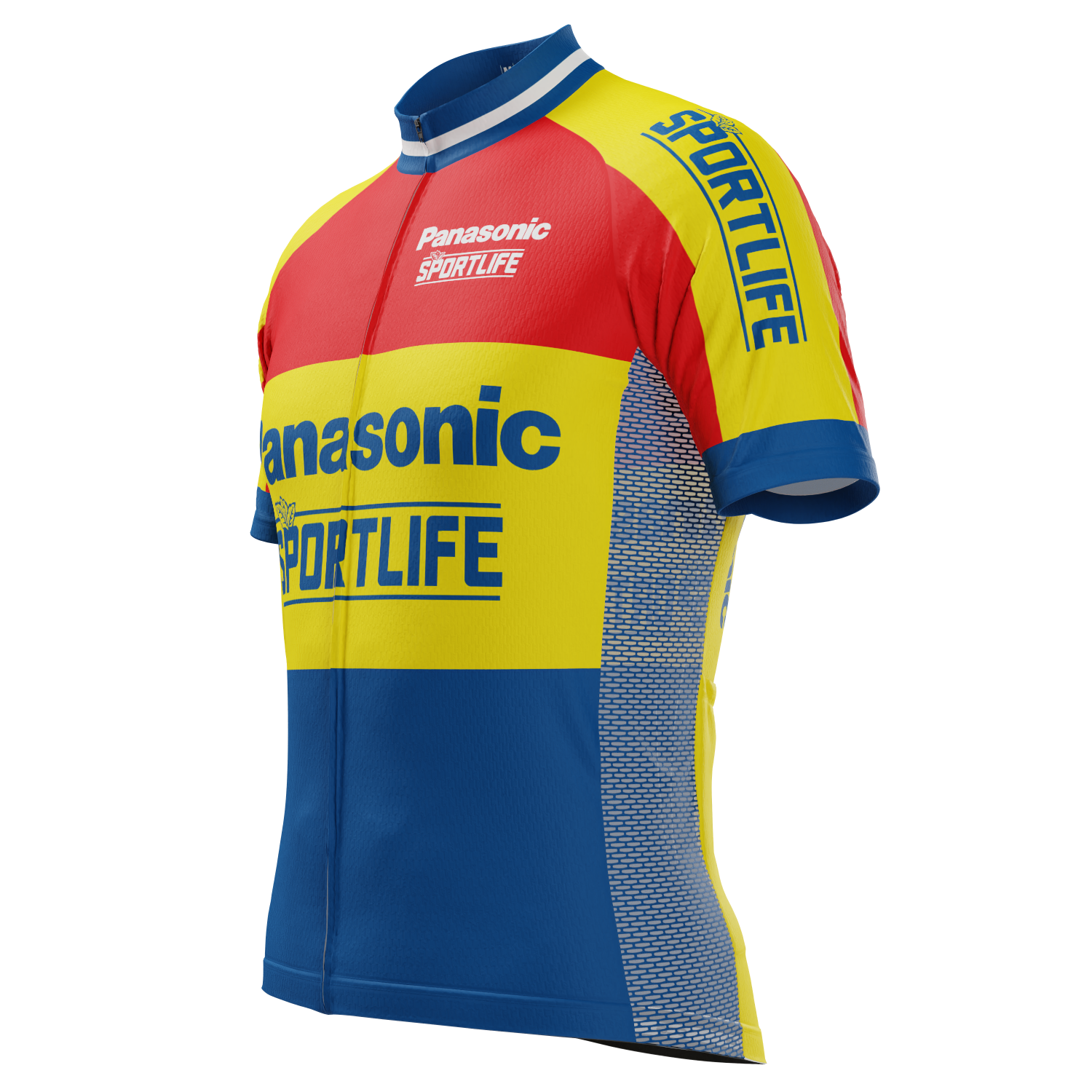 Men's Panasonic Sportlife Short Sleeve Cycling Jersey Quick-Dry Performance