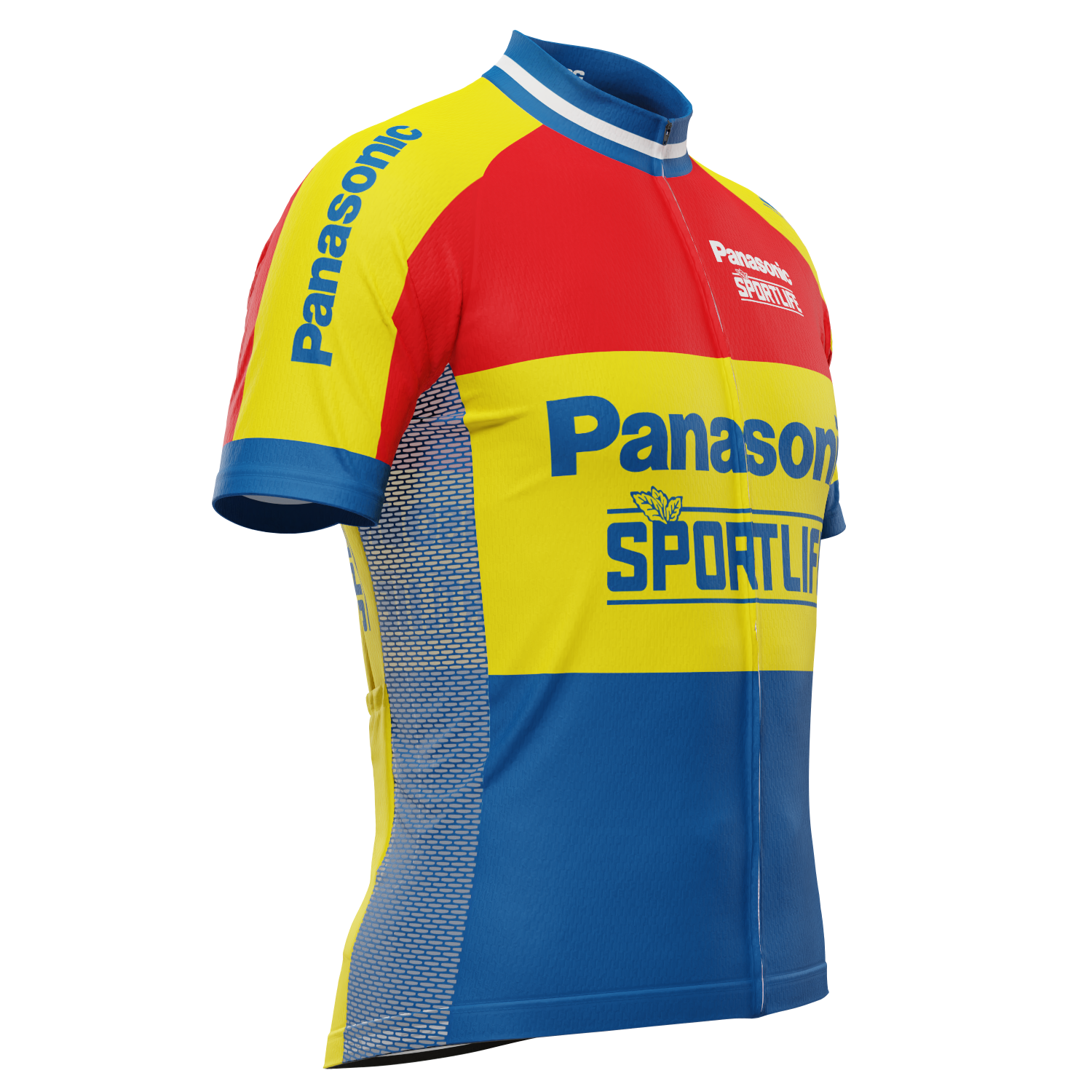 Men's Panasonic Sportlife Short Sleeve Cycling Jersey Quick-Dry Performance