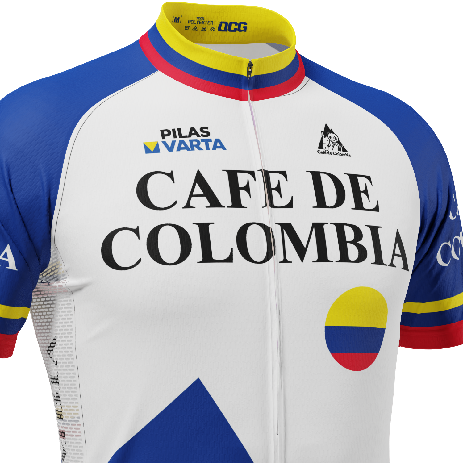 Men's Cafe D Colombia Short Sleeve Jersey Breathable Made-to-Order Cycling Performance