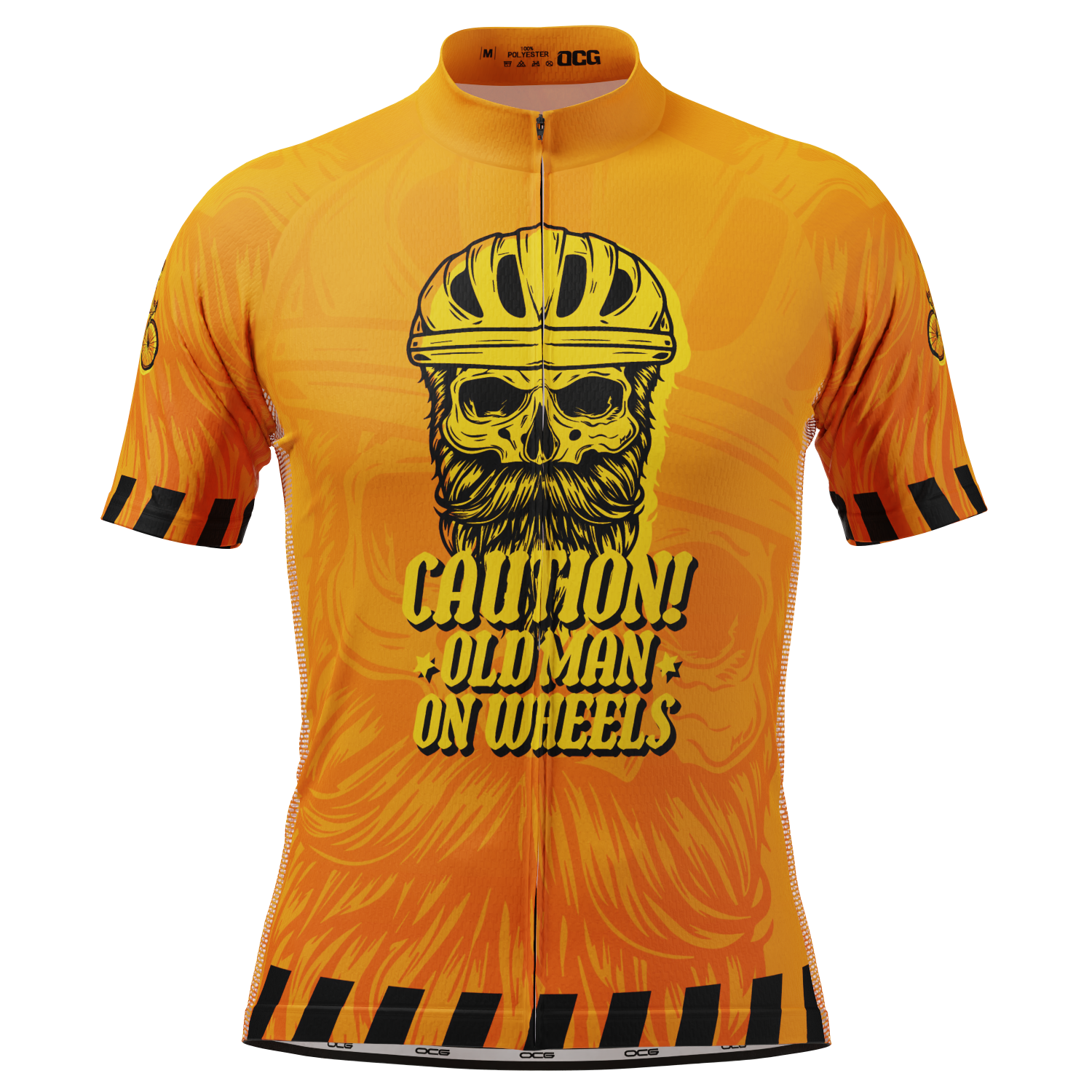Men's Old Man On Wheels Cycling Jersey Premium Breathable Performance