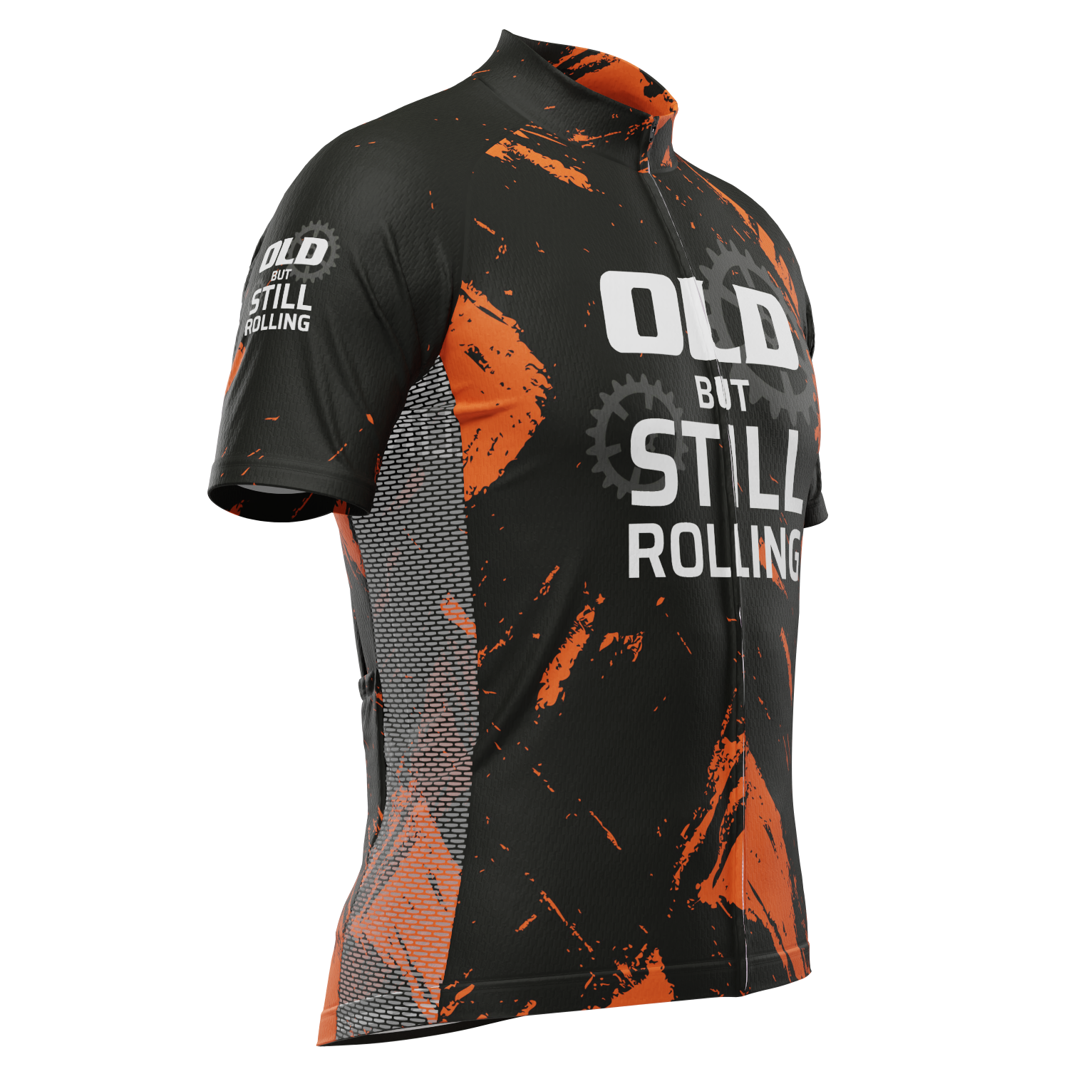 Men's Old But Still Rolling Short Sleeve Cycling Jersey Premium Comfort & Performance